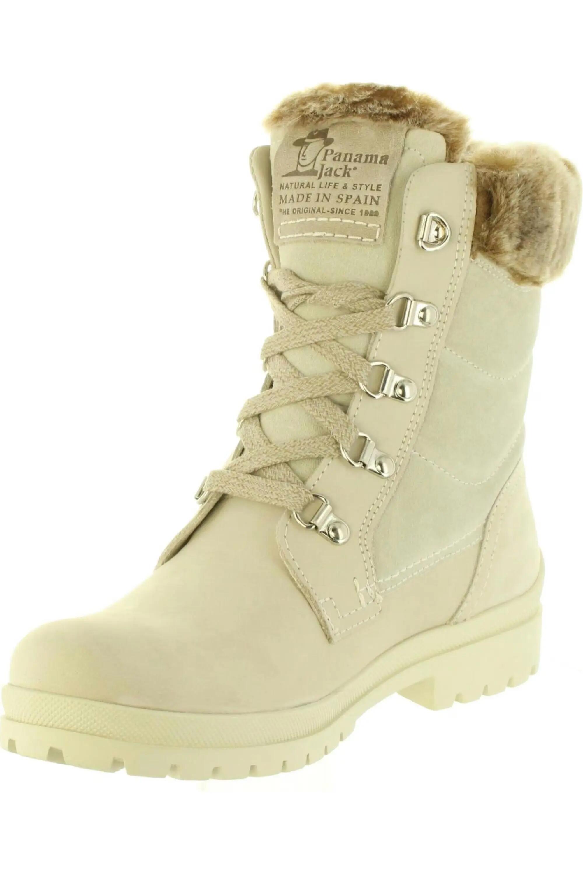 BOTTE Media FEMME Panama Jack Tuscani B11 En CUIR Tono Hielo 4/5