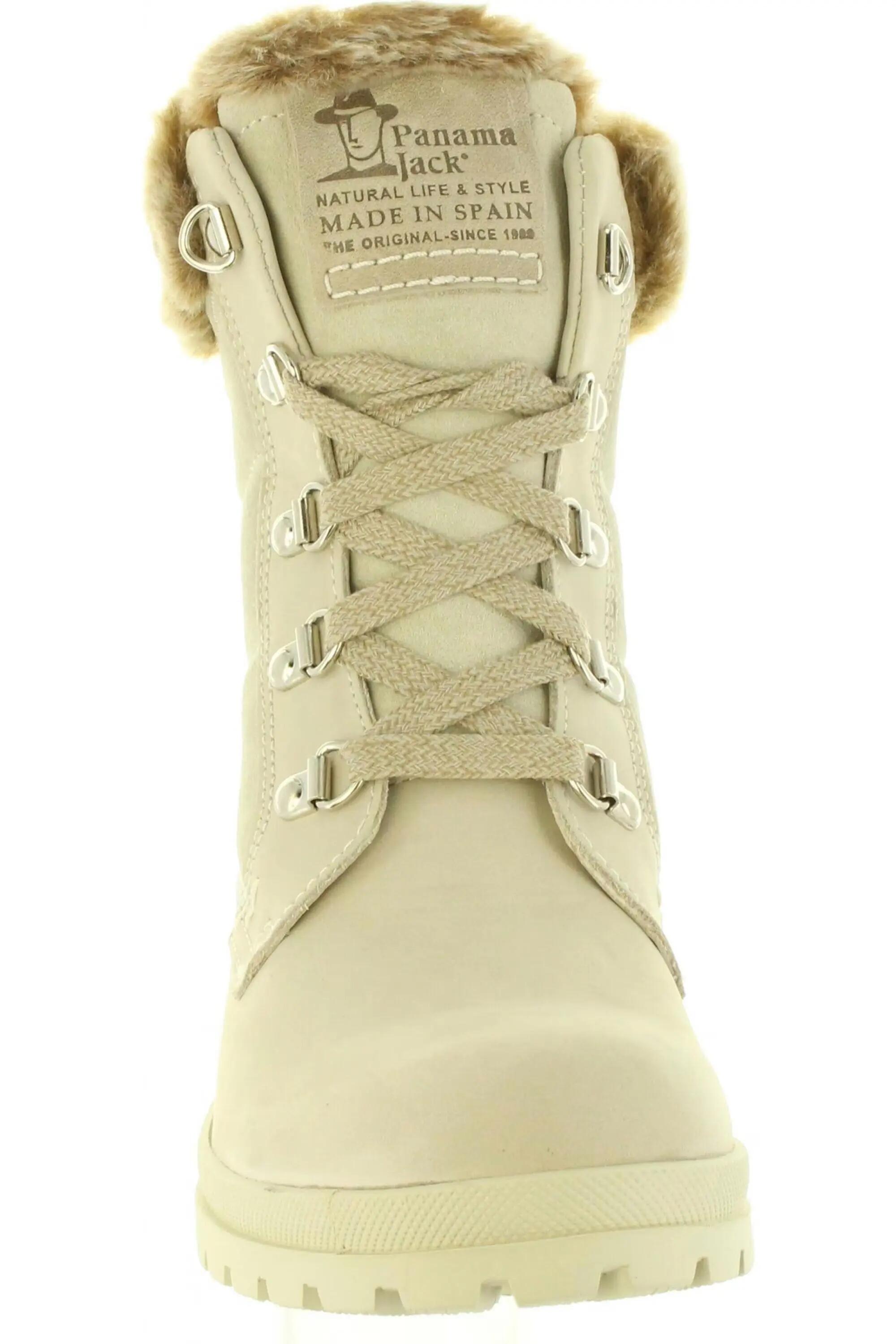 BOTTE Media FEMME Panama Jack Tuscani B11 En CUIR Tono Hielo 3/5