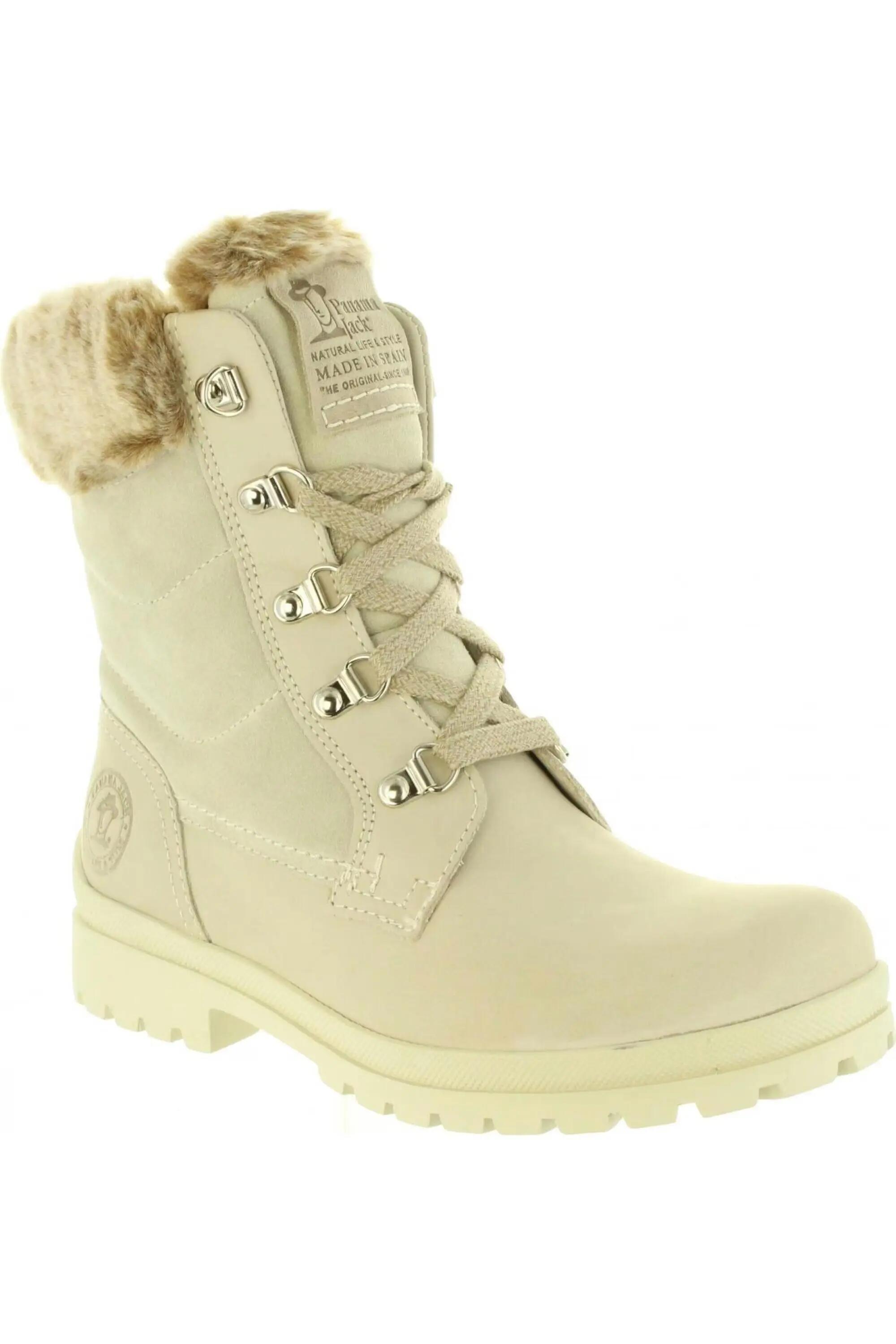 BOTTE Media FEMME Panama Jack Tuscani B11 En CUIR Tono Hielo 2/5