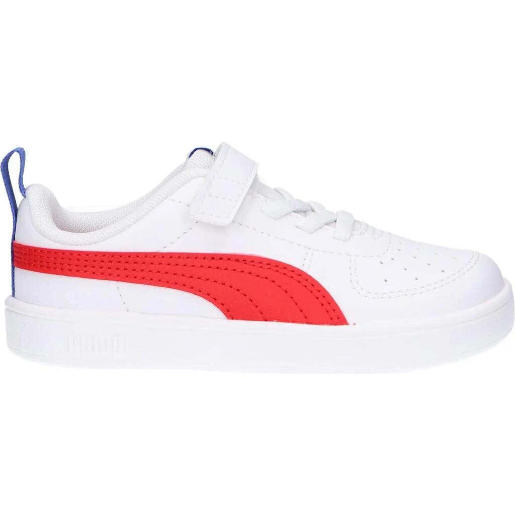 Childrens/Kids Rickie Trainers (White/Red)