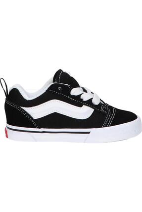 Chaussures pour enfant Vans Knu skooll à lacets élastiques noirs