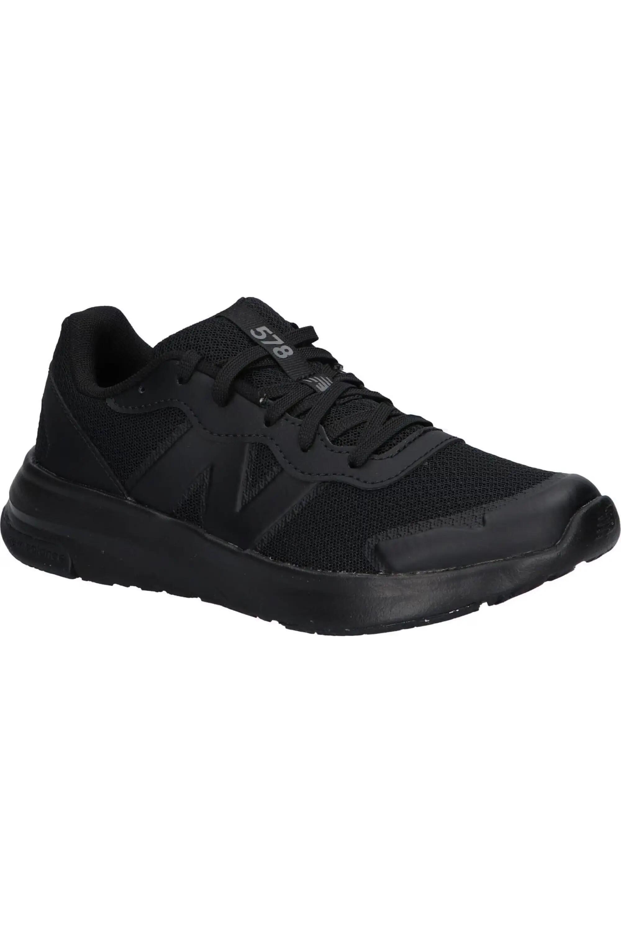 Buty Juniorki New Balance Sportowe Dziecięce Czarne Lekkie 2/7