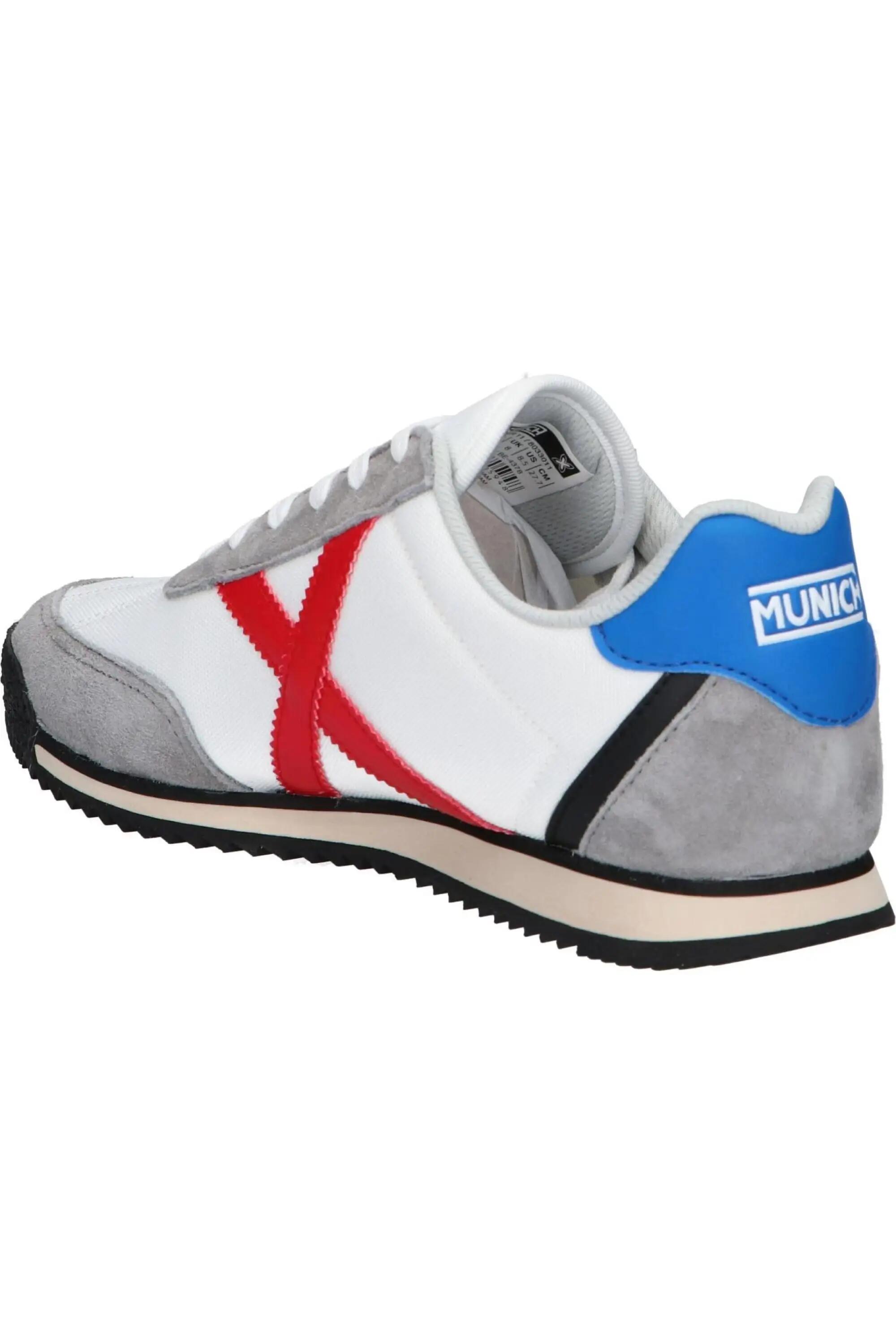 Deportivas Casual Hombre Suela Plana - Modelo Riber Blanco 5/6