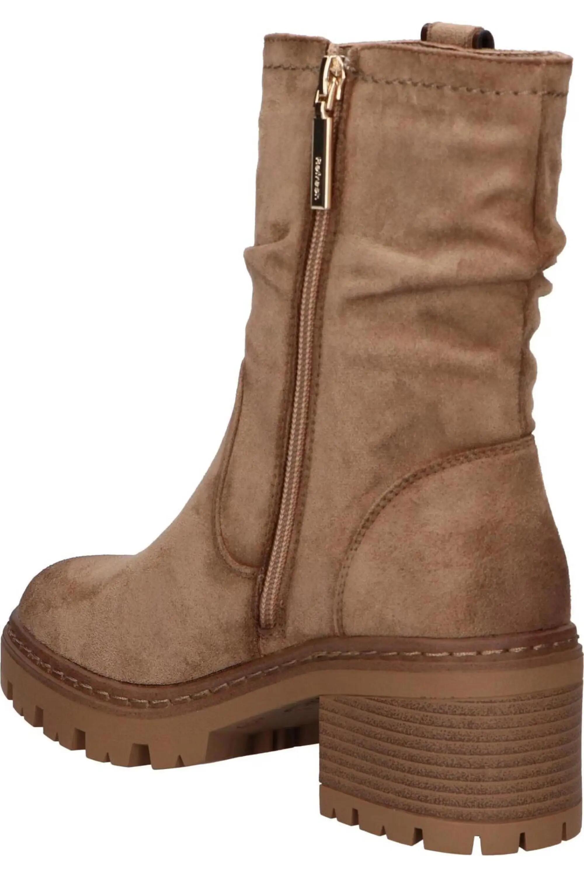 Stivaletti Bassi Donna Refresh  Beige 5/5