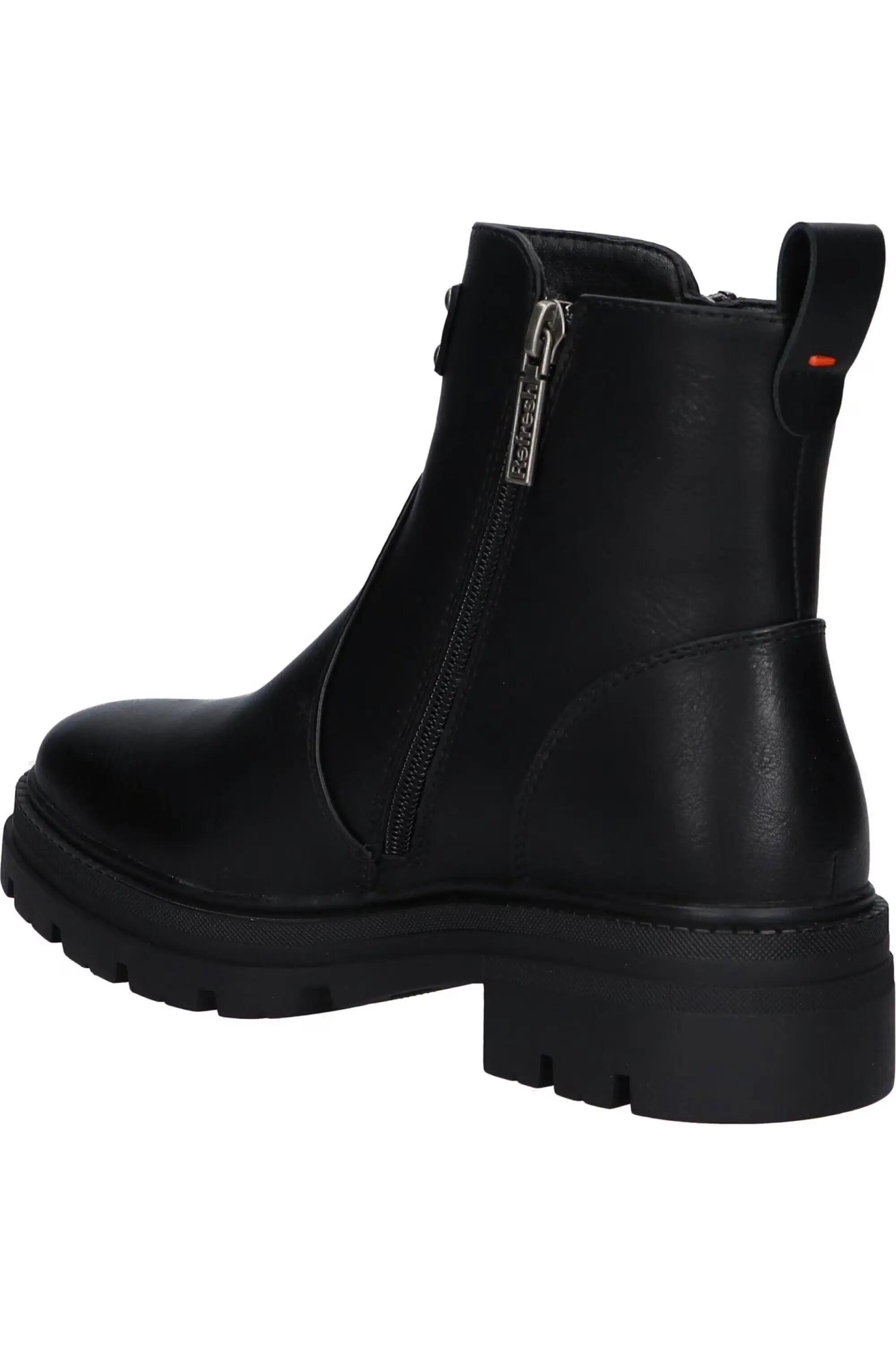Botines Planos Refresh Mujer  Negro 5/5
