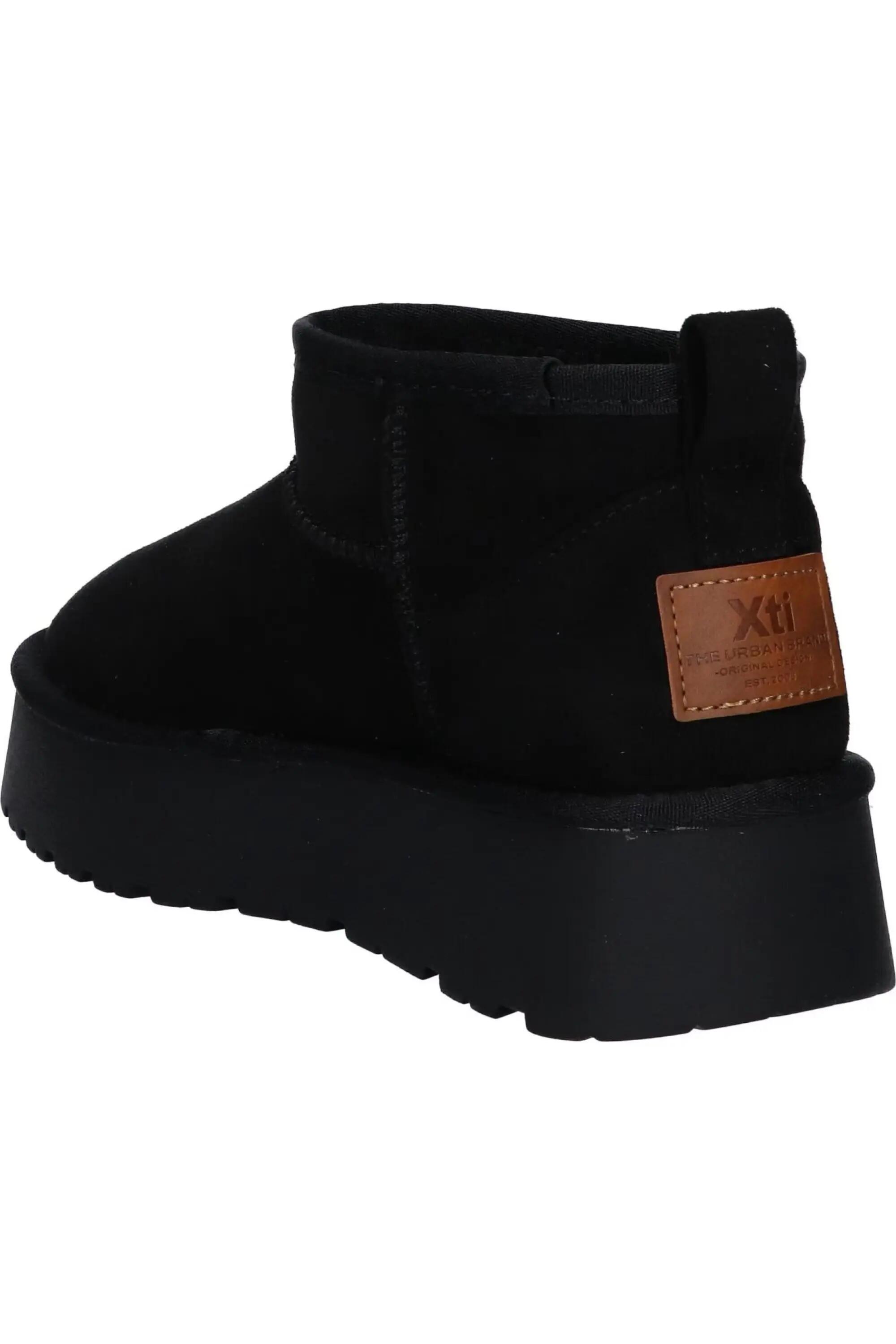 Flache Stiefeletten Damen Xti  Schwarz 5/5