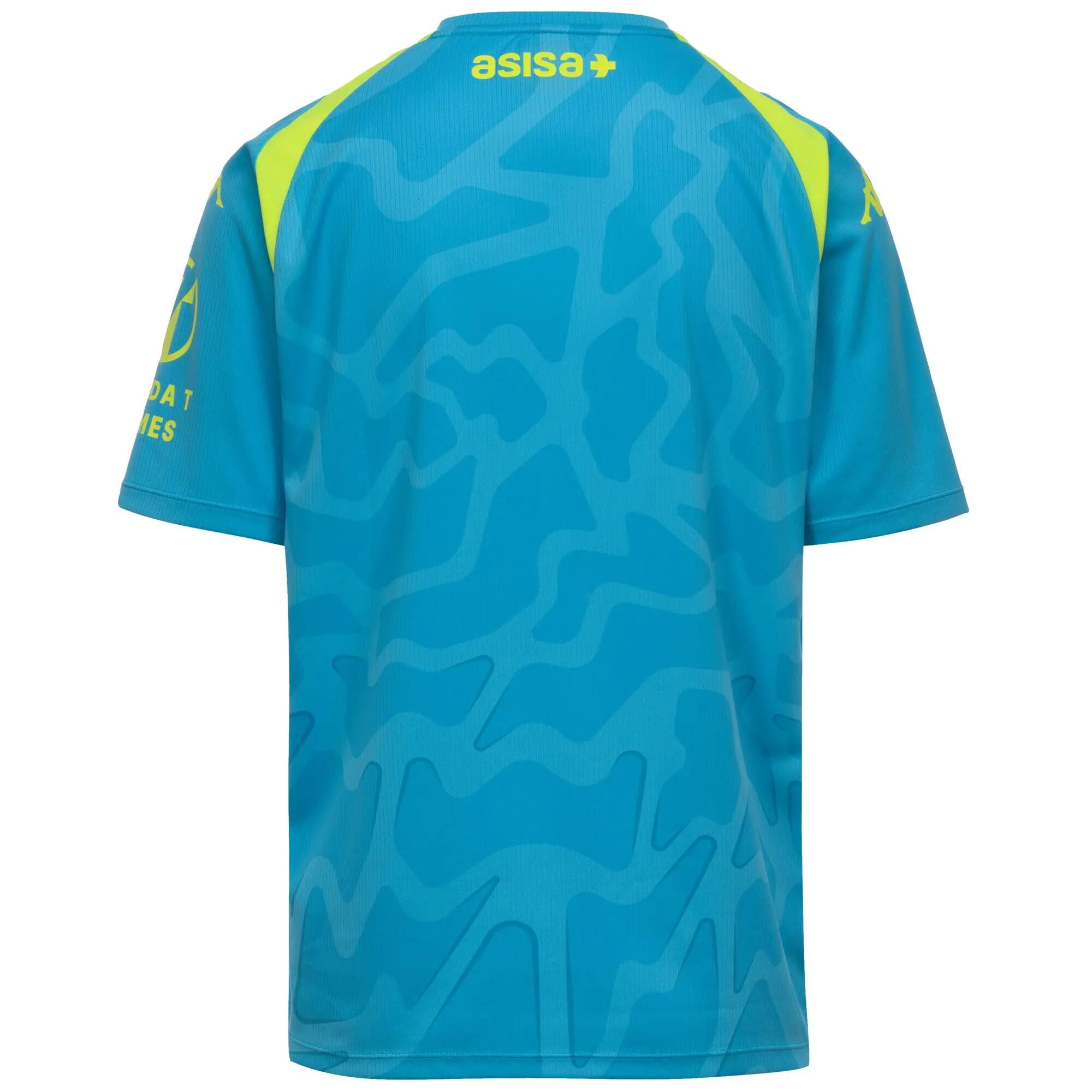 Camiseta - Fútbol - Hombre - Portero, Manga corta, Cuello en V - GK 2027 - Azul. 2/2