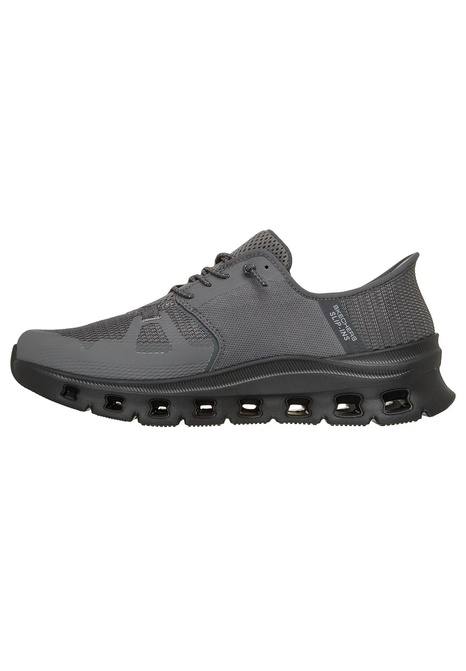 Skechers Herren Glide Step Pro Slip Ins Sneaker Charcoal Black 5/7