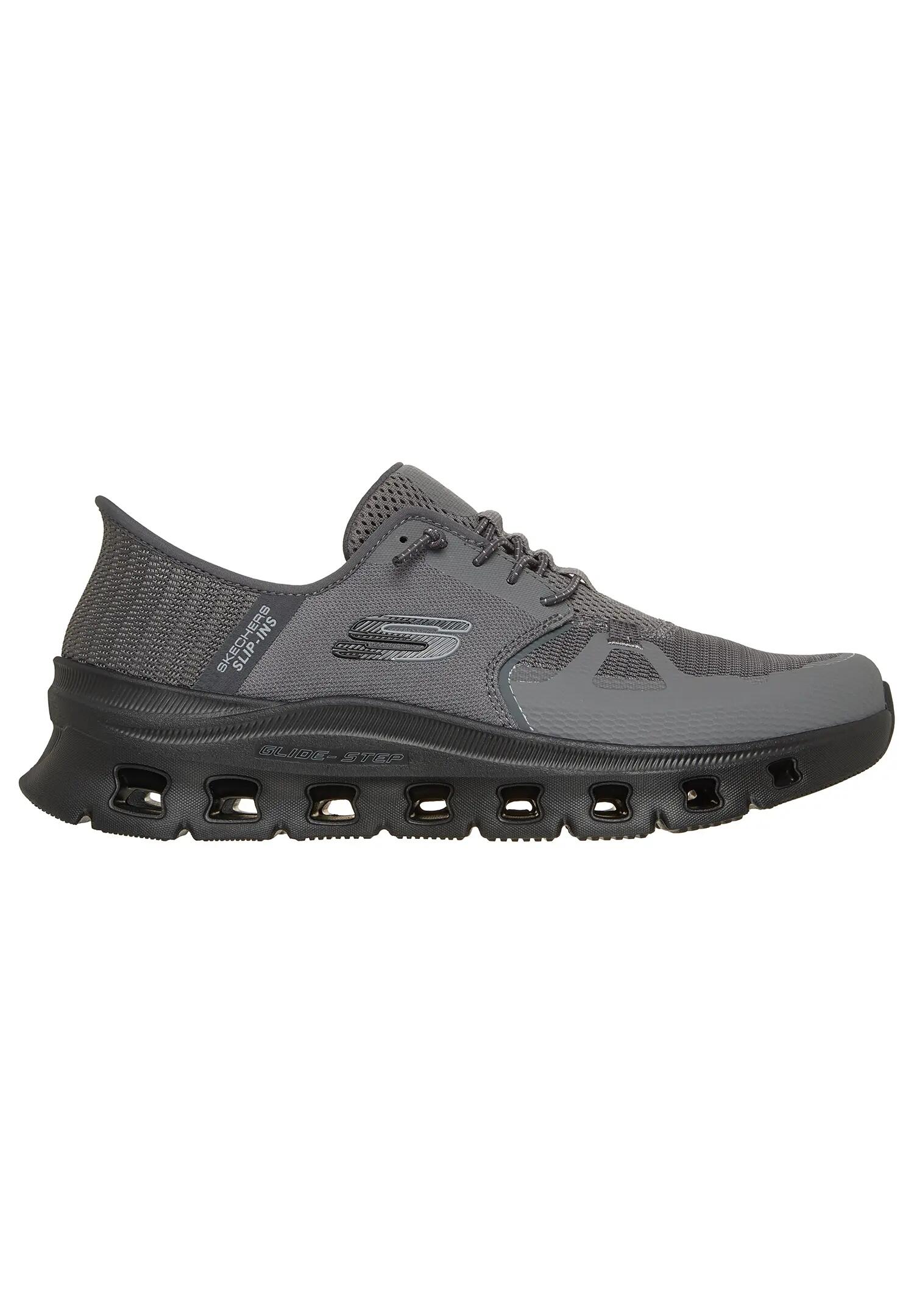 Skechers Herren Glide Step Pro Slip Ins Sneaker Charcoal Black 4/7