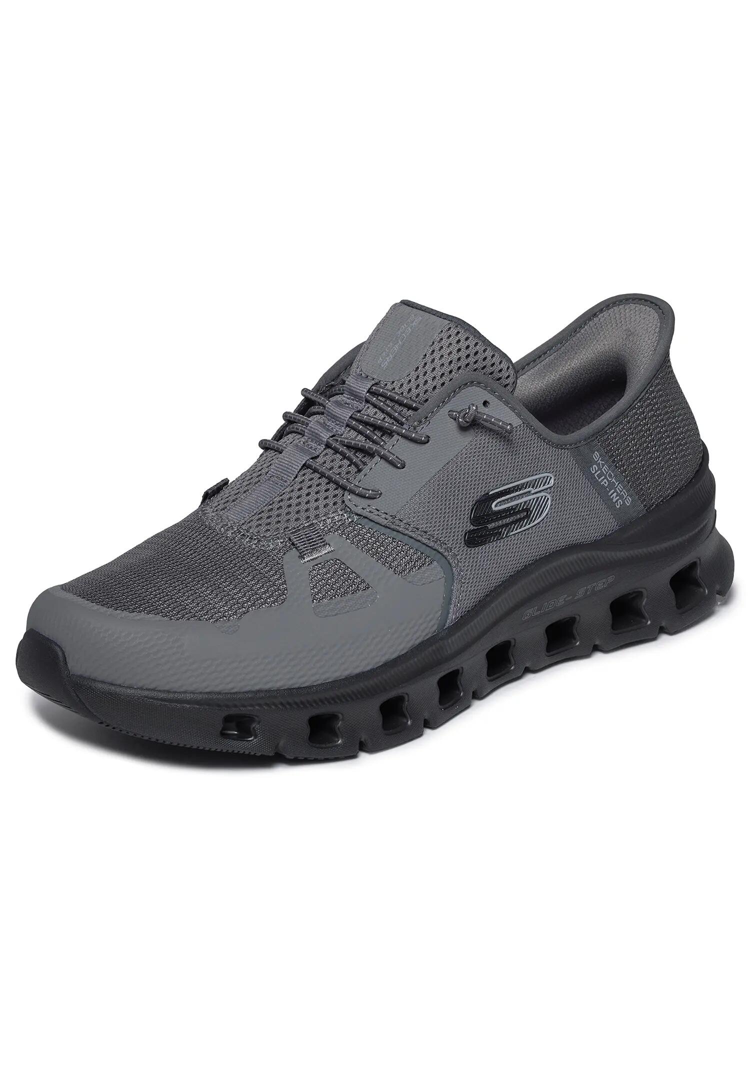 Skechers Herren Glide Step Pro Slip Ins Sneaker Charcoal Black 2/7