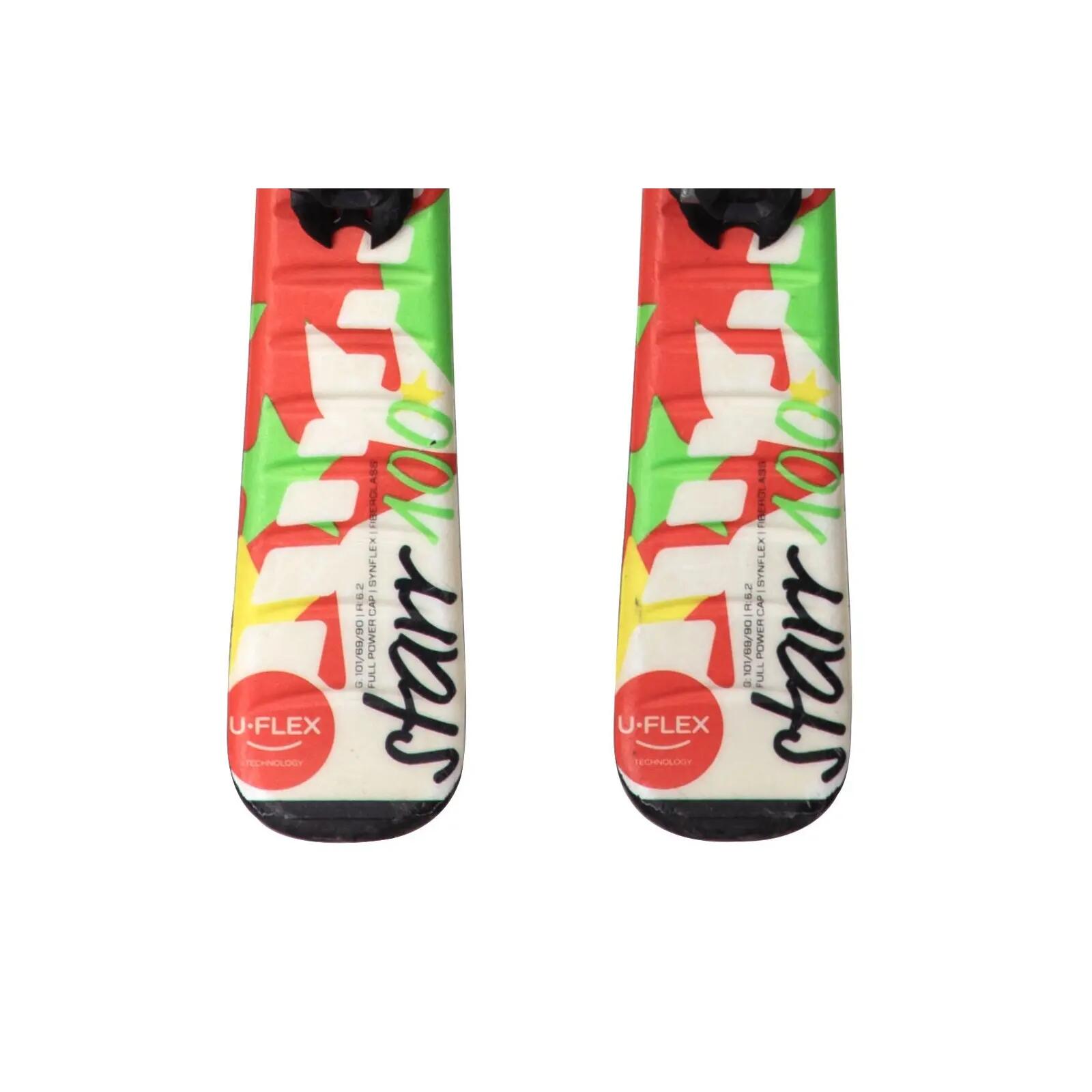 RECONDITIONNE - Ski Junior Elan Starr + Fixations 4/4