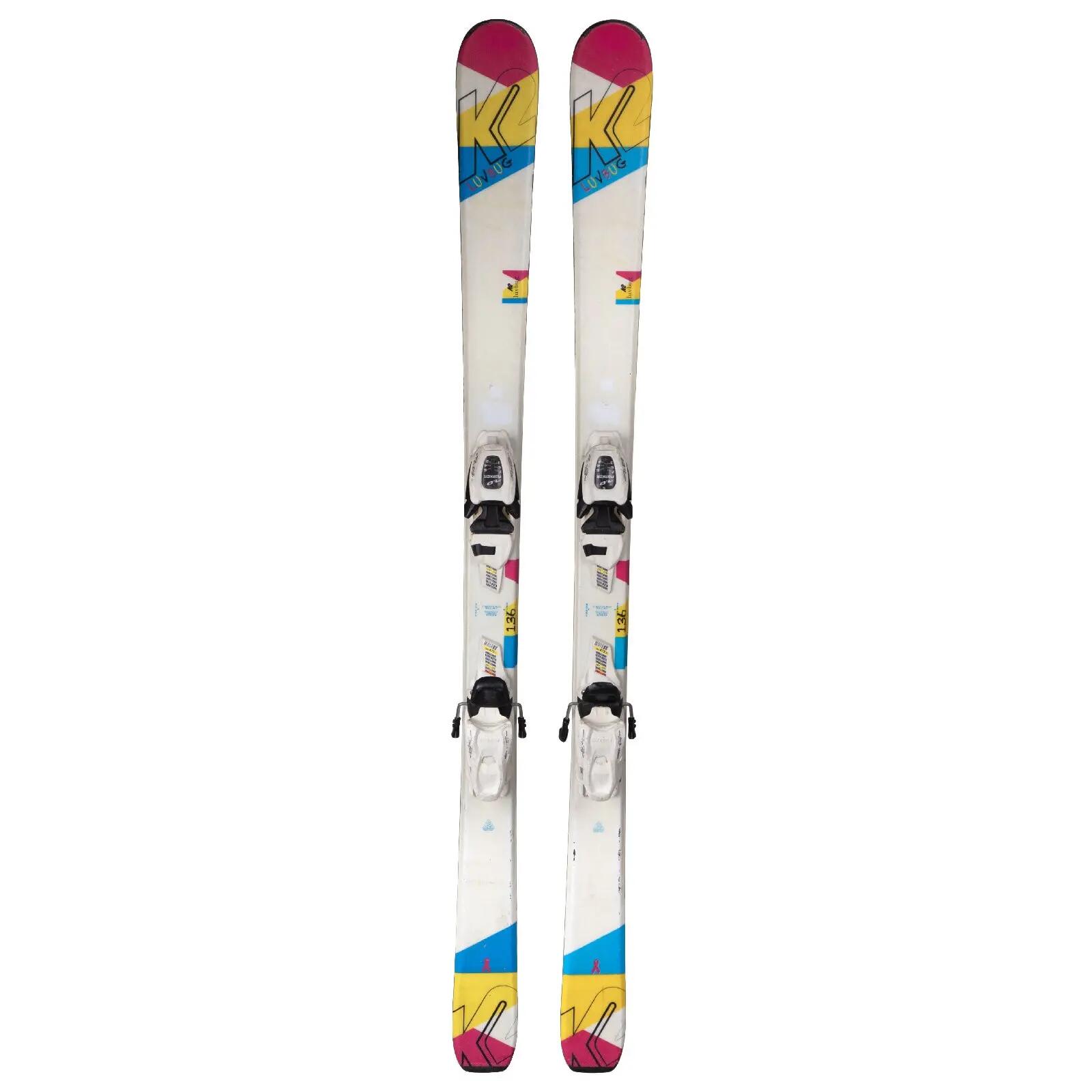 RECONDITIONNE - Ski Junior K2 Luv Bug + Fixations 2/4