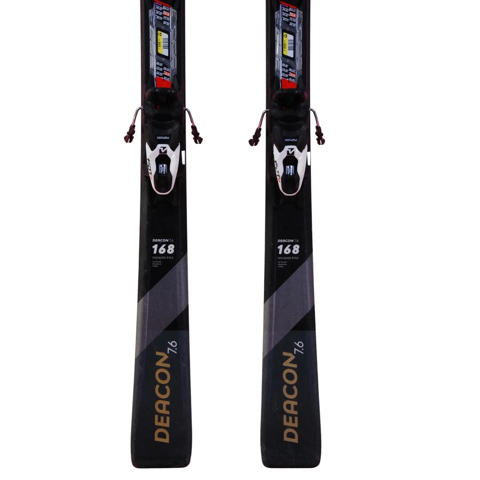 RECONDITIONNE - Ski Volkl Deacon 7.6 + Fixations 4/4