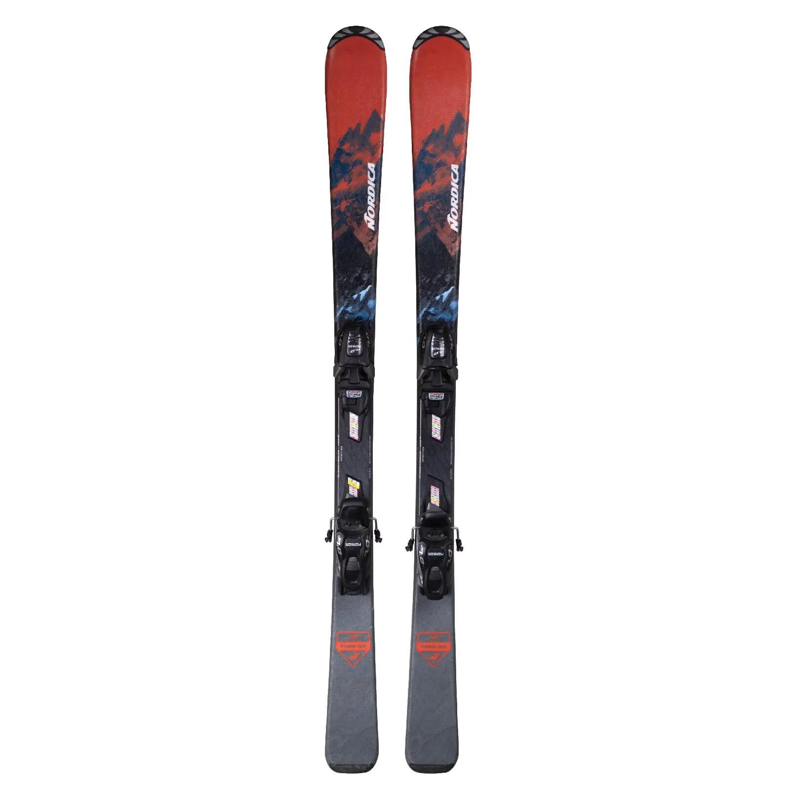 TWEEDEHANDS - Nordica Team Am Junior Gebruikte Ski + Bindingen 2/5