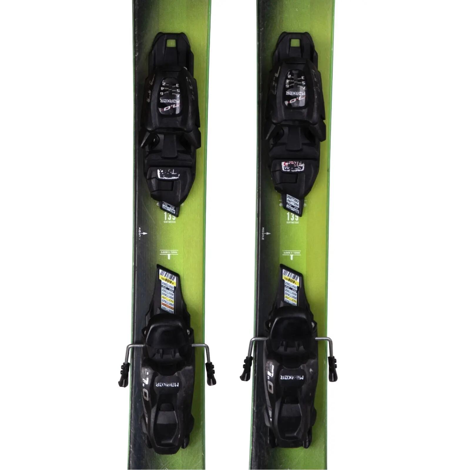 TWEEDEHANDS - Junior Gebruikte Ski K2 Pinnacle 84 + Bindingen 3/4