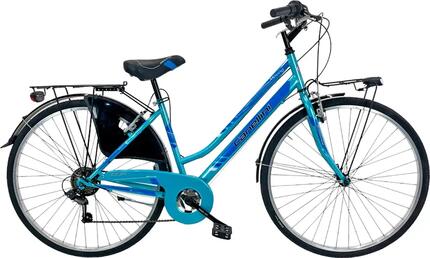 Vélo de ville femme Canellini MOVING 28" - Violet