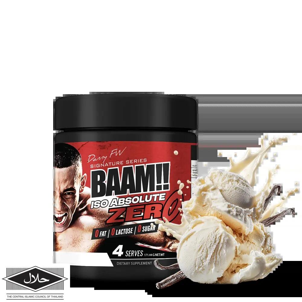 BAAM ISO ABSOLUTE ZERO -  4 SERVINGS Vanilla