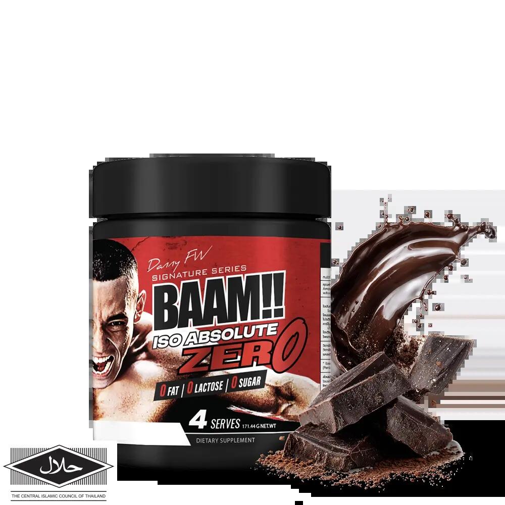 BAAM ISO ABSOLUTE ZERO -  4 SERVINGS Dark Chocolate