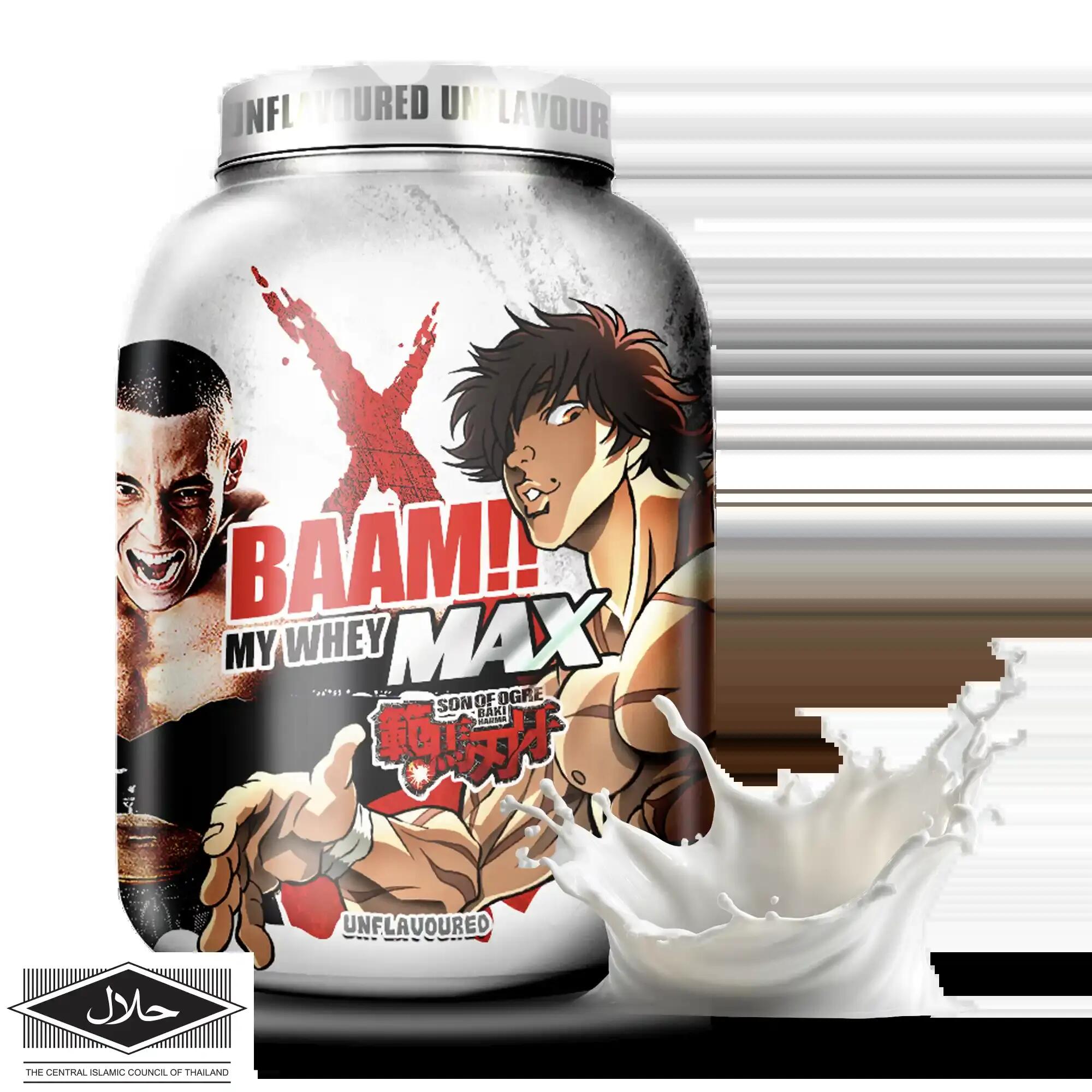 BAAM MY WHEY PROTEIN MAX - 5 LB Unflavored [BAKI]