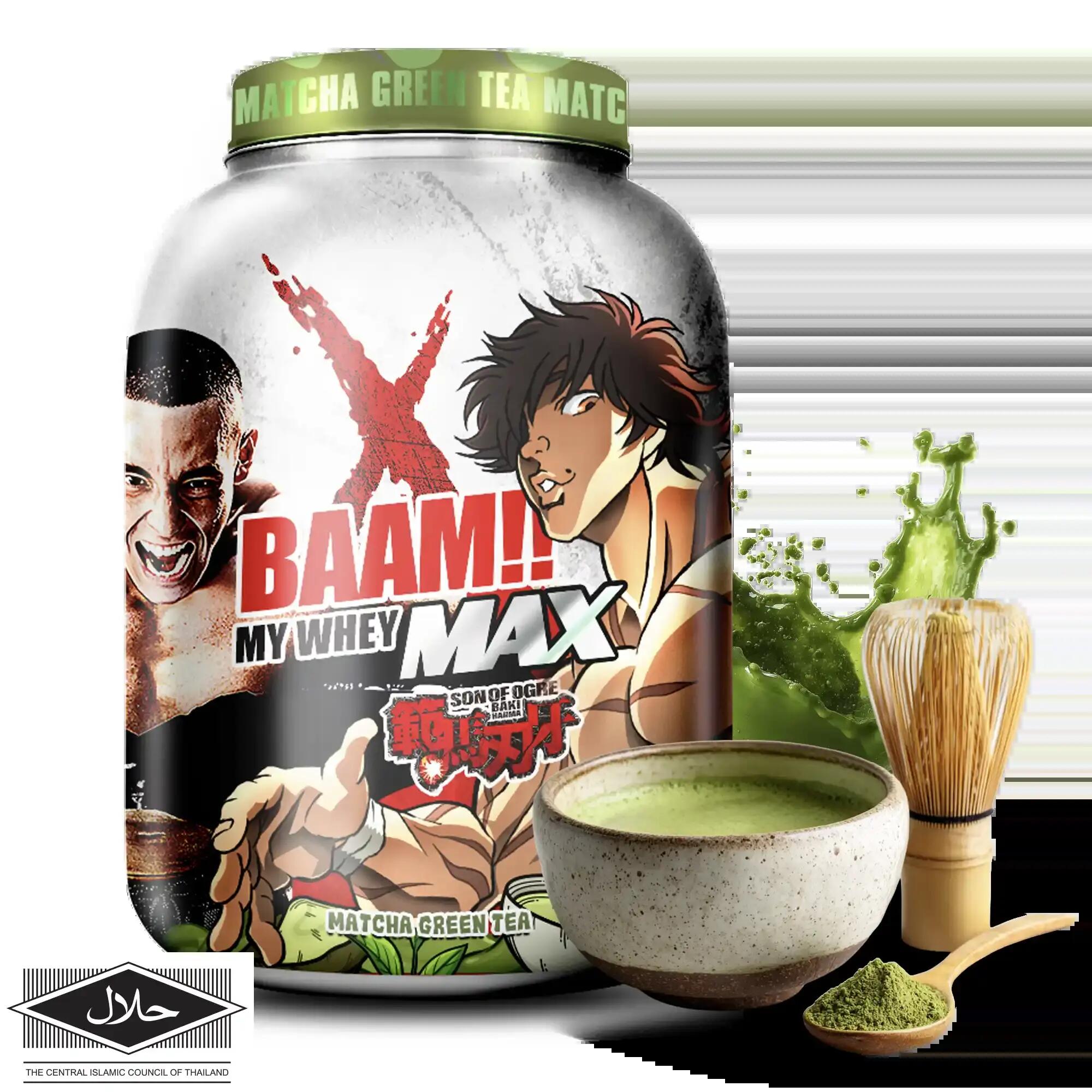 BAAM MY WHEY PROTEIN MAX - 5 LB Matcha Green Tea [BAKI]