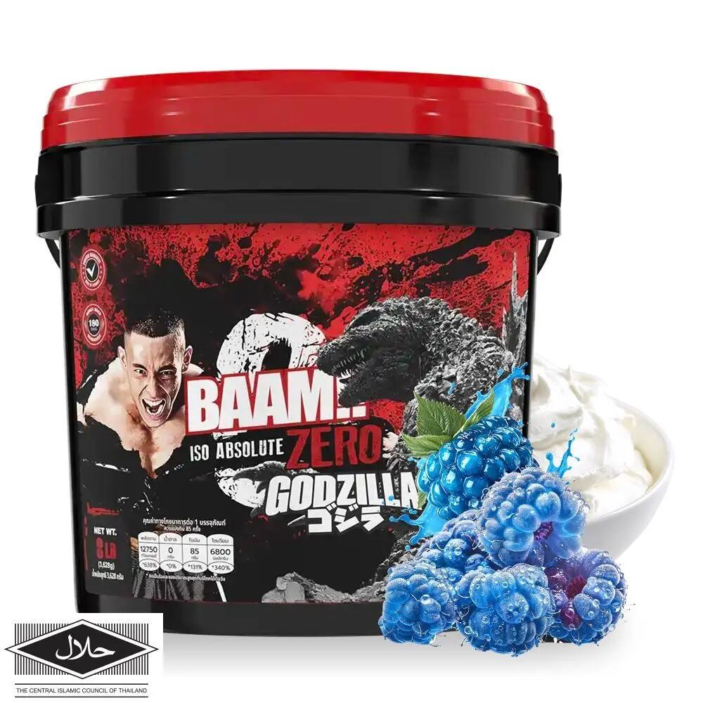 BAAM ISO ABSOLUTE ZERO - 8 LB Yoghurt Blue Raspberry (Bucket Godzilla)