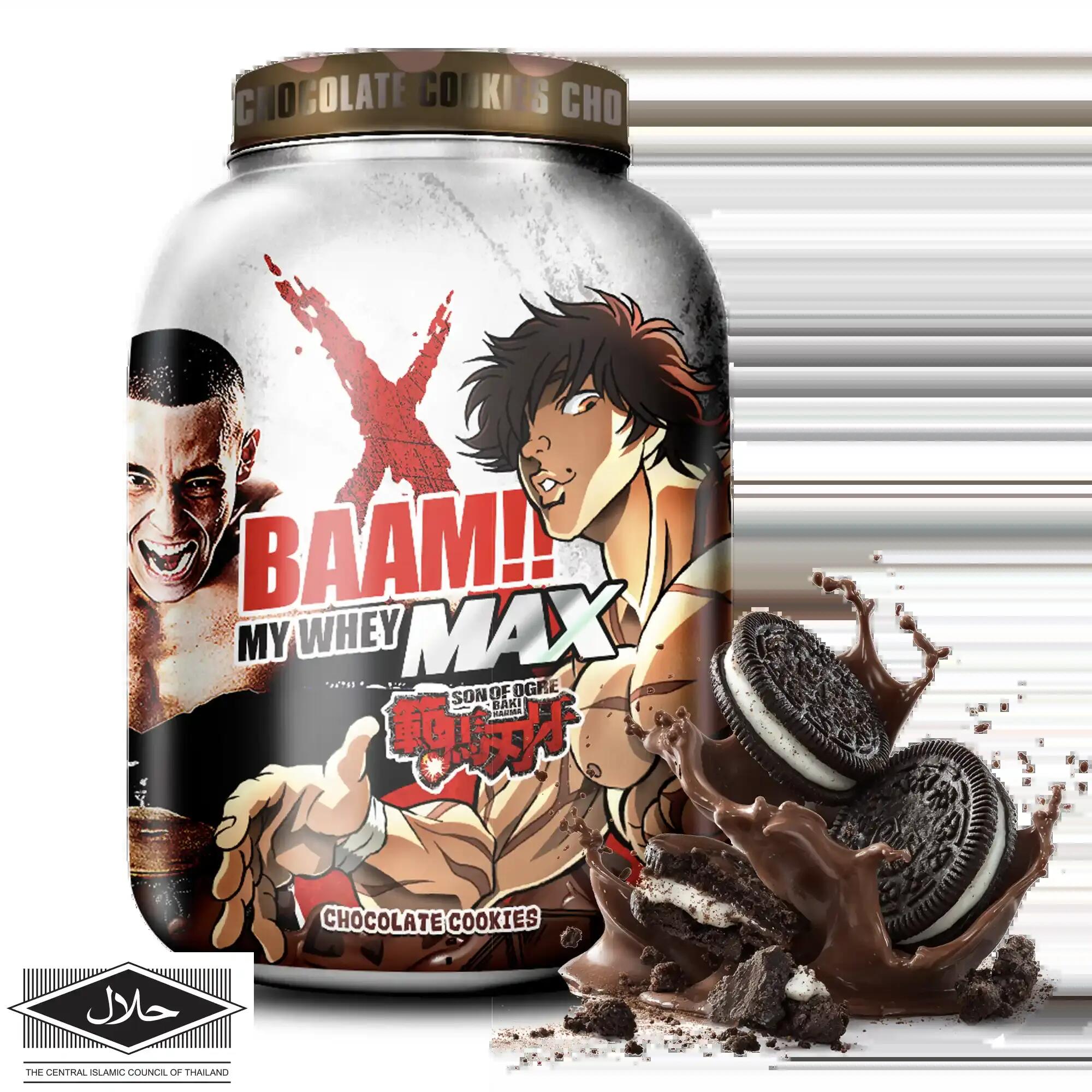 BAAM MY WHEY PROTEIN MAX - 5 LB Chocolate Cookies [BAKI]