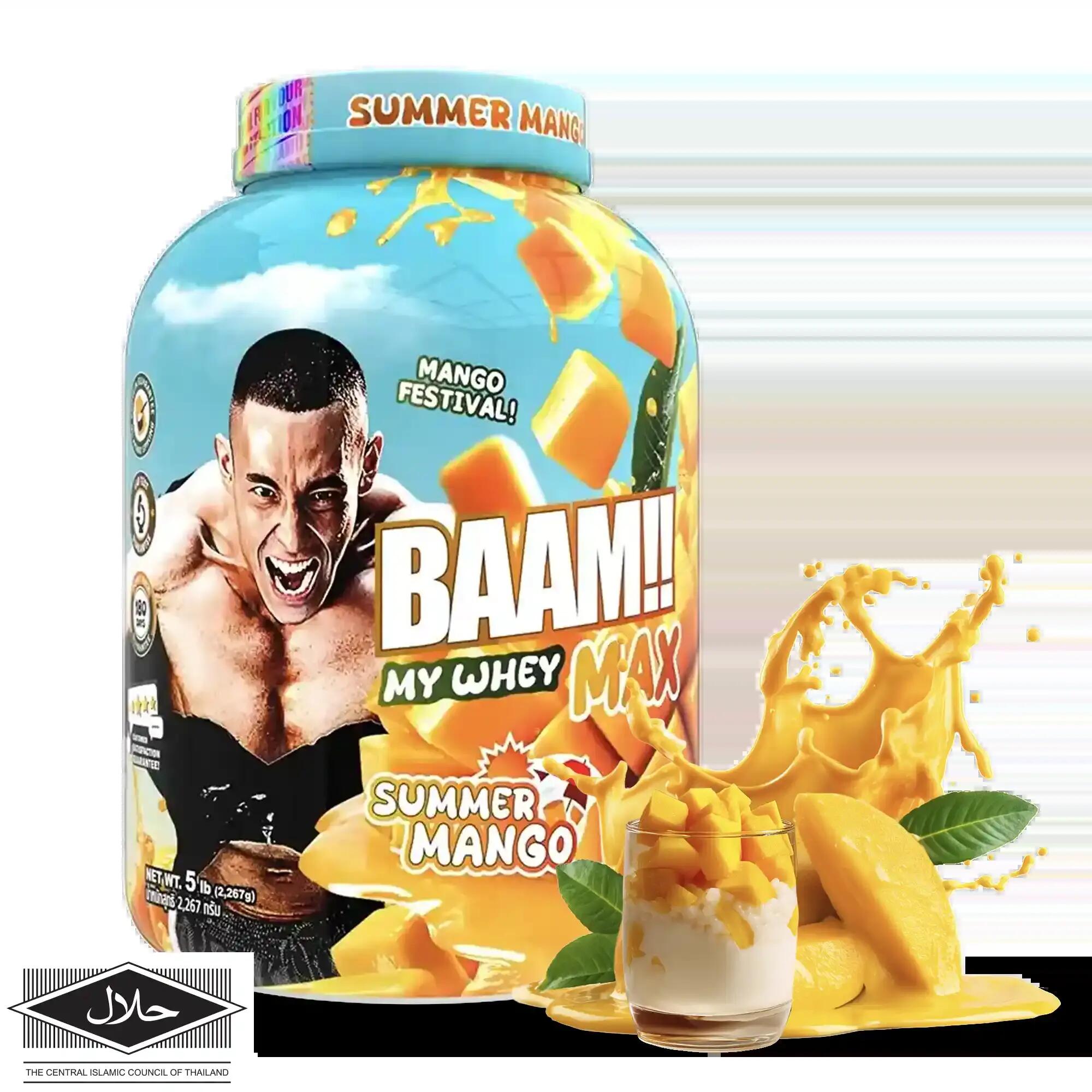 BAAM MY WHEY PROTEIN MAX - 5 LB MANGO
