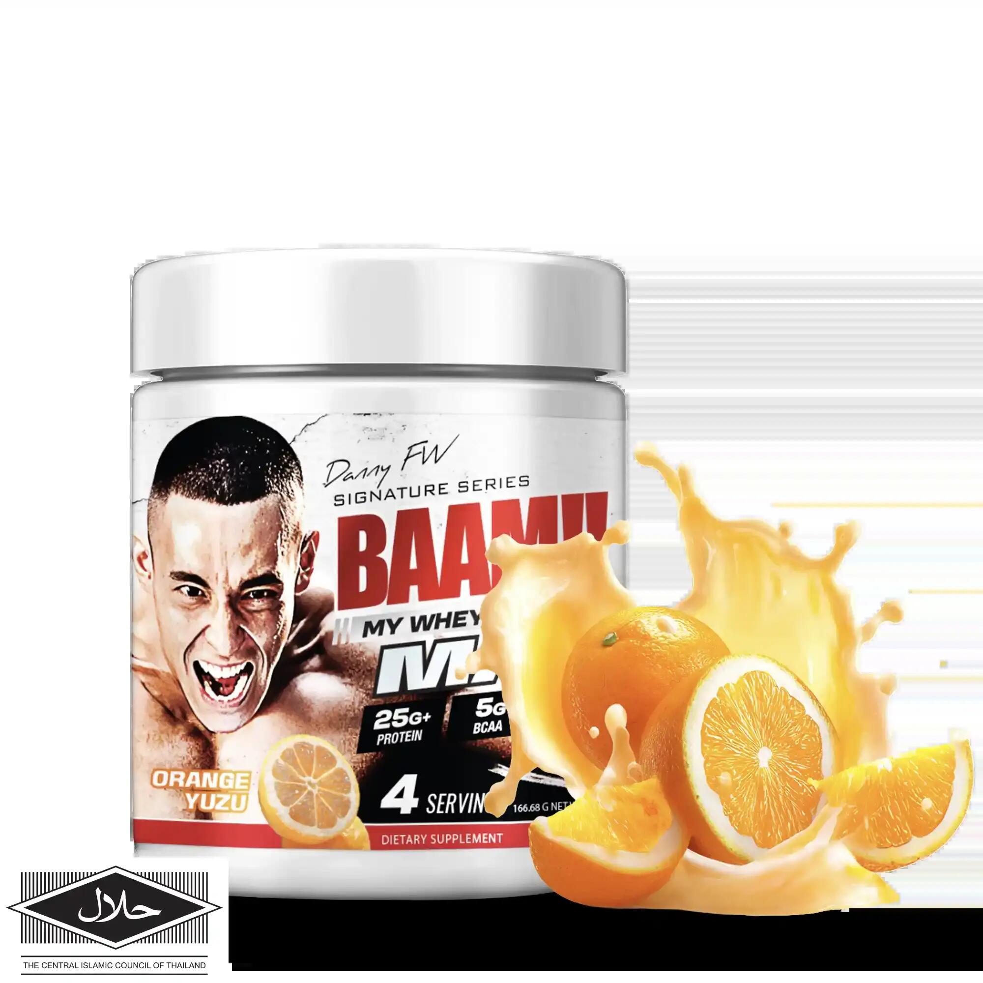 BAAM MY WHEY PROTEIN MAX - 4 SERVINGS Orange Yuzu