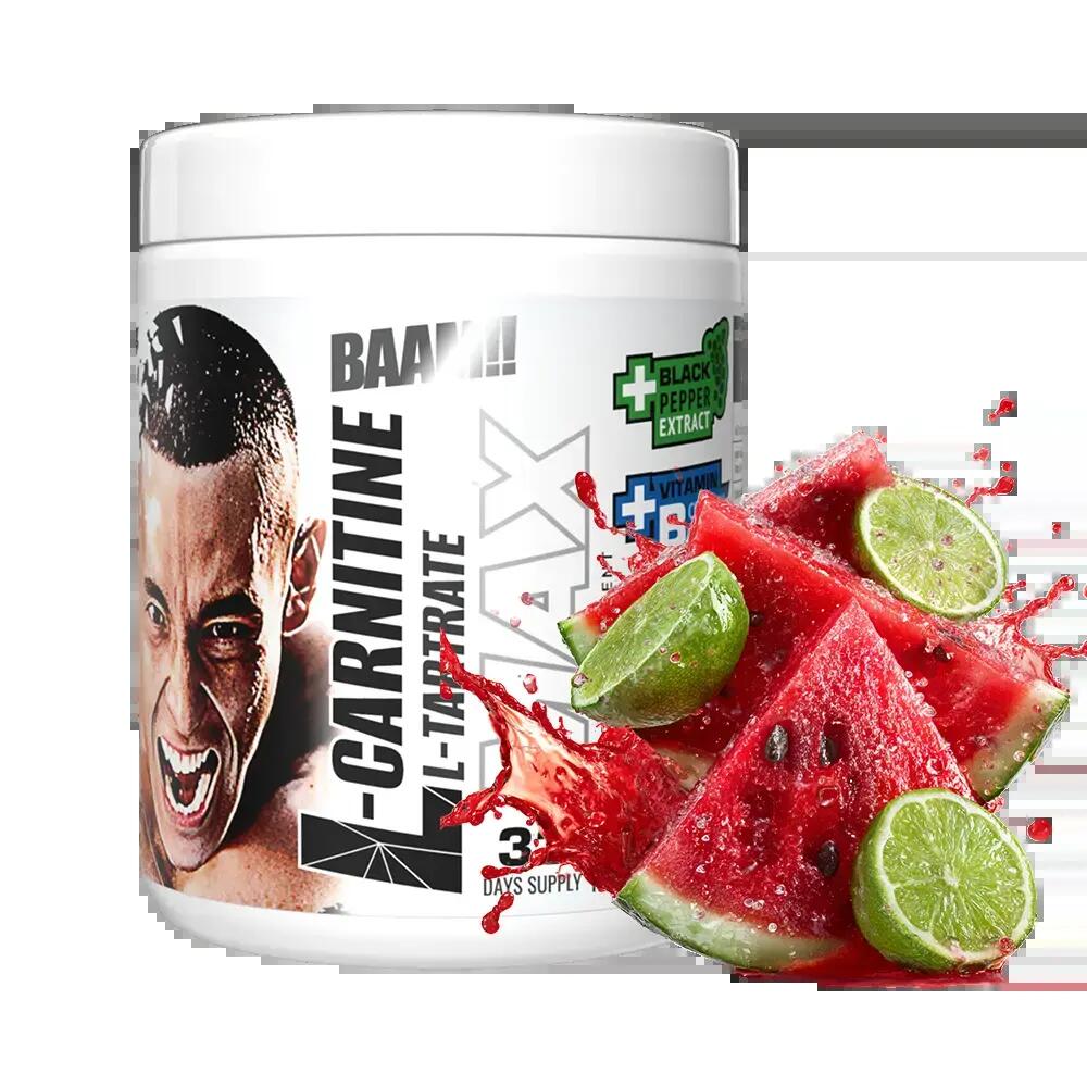 L-CARNITINE BAAM L-CARNITINE L-TARTRATE MAX - 100 SERVINGS Sour Watermelon