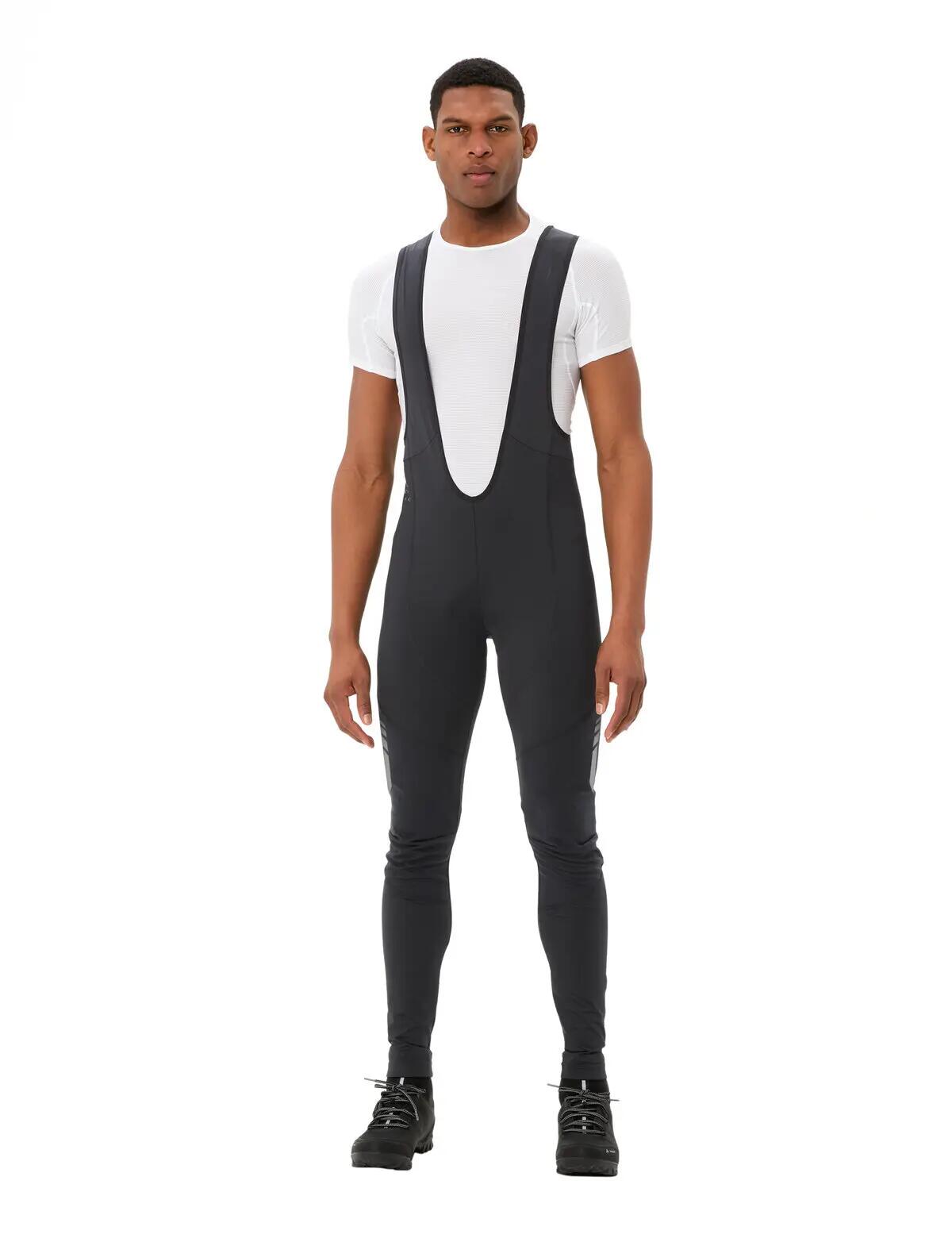 Radhose mit Trägern und gepolstertem Einsatz M Matera Warm Bib Tights 3/7