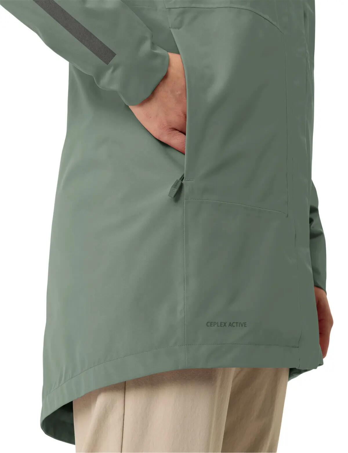 Parka à capuche femme VAUDE Cyclist II 5/7