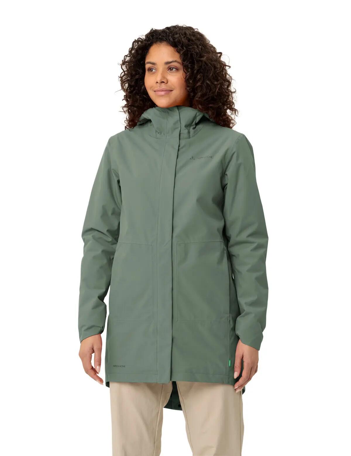 Parka à capuche femme VAUDE Cyclist II 3/7