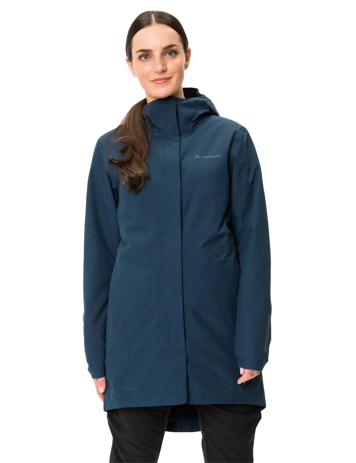 Parka à capuche femme VAUDE Cyclist II 2/7