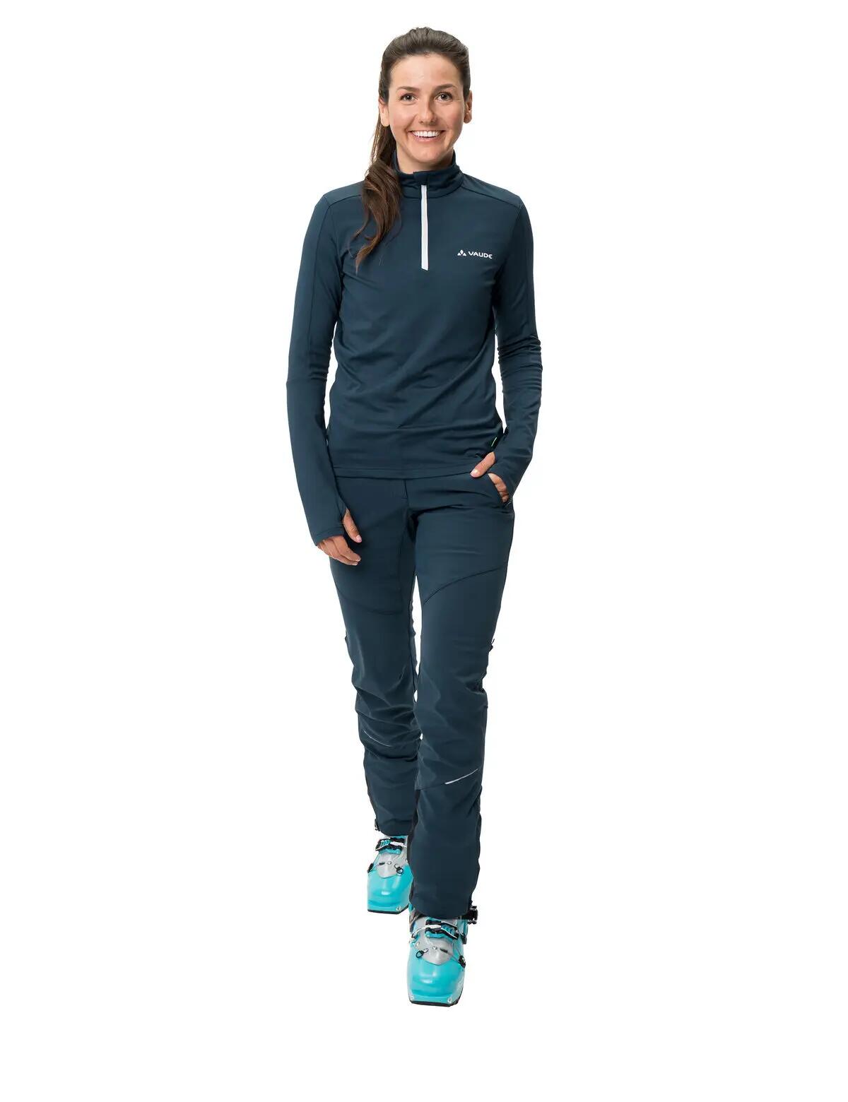 Sudadera polar con media cremallera para mujer VAUDE Livigno II 7/7