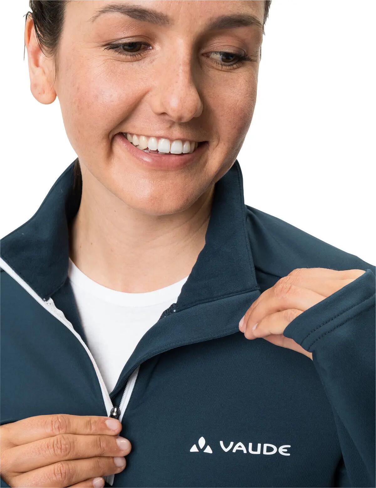 Sudadera polar con media cremallera para mujer VAUDE Livigno II 6/7