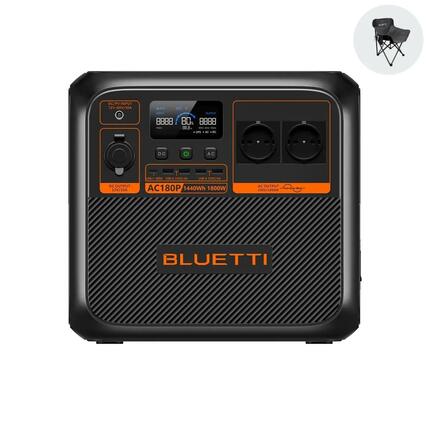AC180P 1440Wh/1800W BLUETTI Solar-Powerstation für Camping, Notfälle