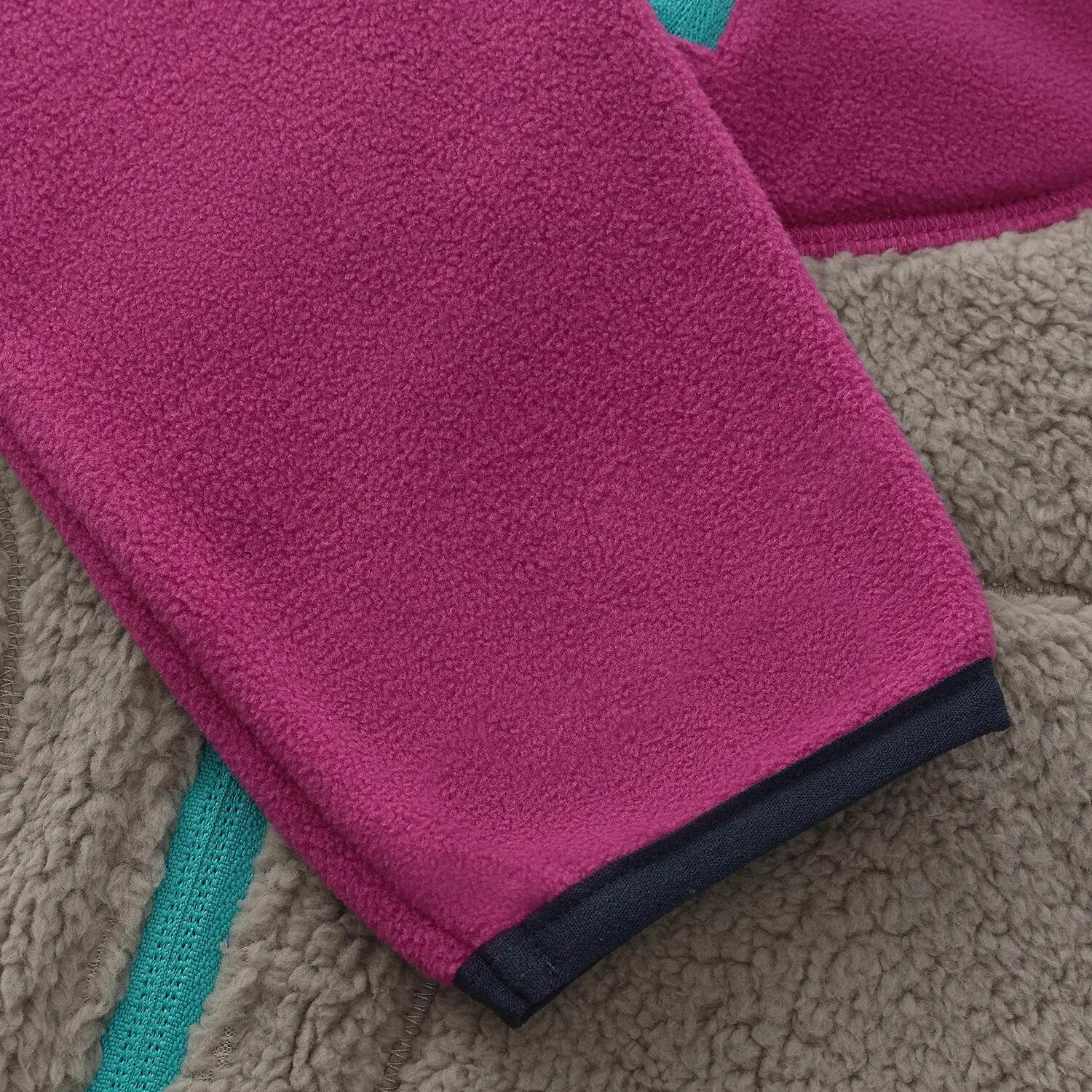 Kinder Fleecejacke Teddy Jacket W. Fleece Sleeves 4/4