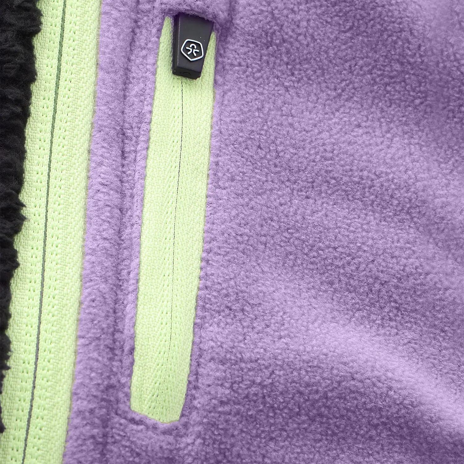Kinder Fleecejacke Teddy Jacket W. Fleece Sleeves 3/4