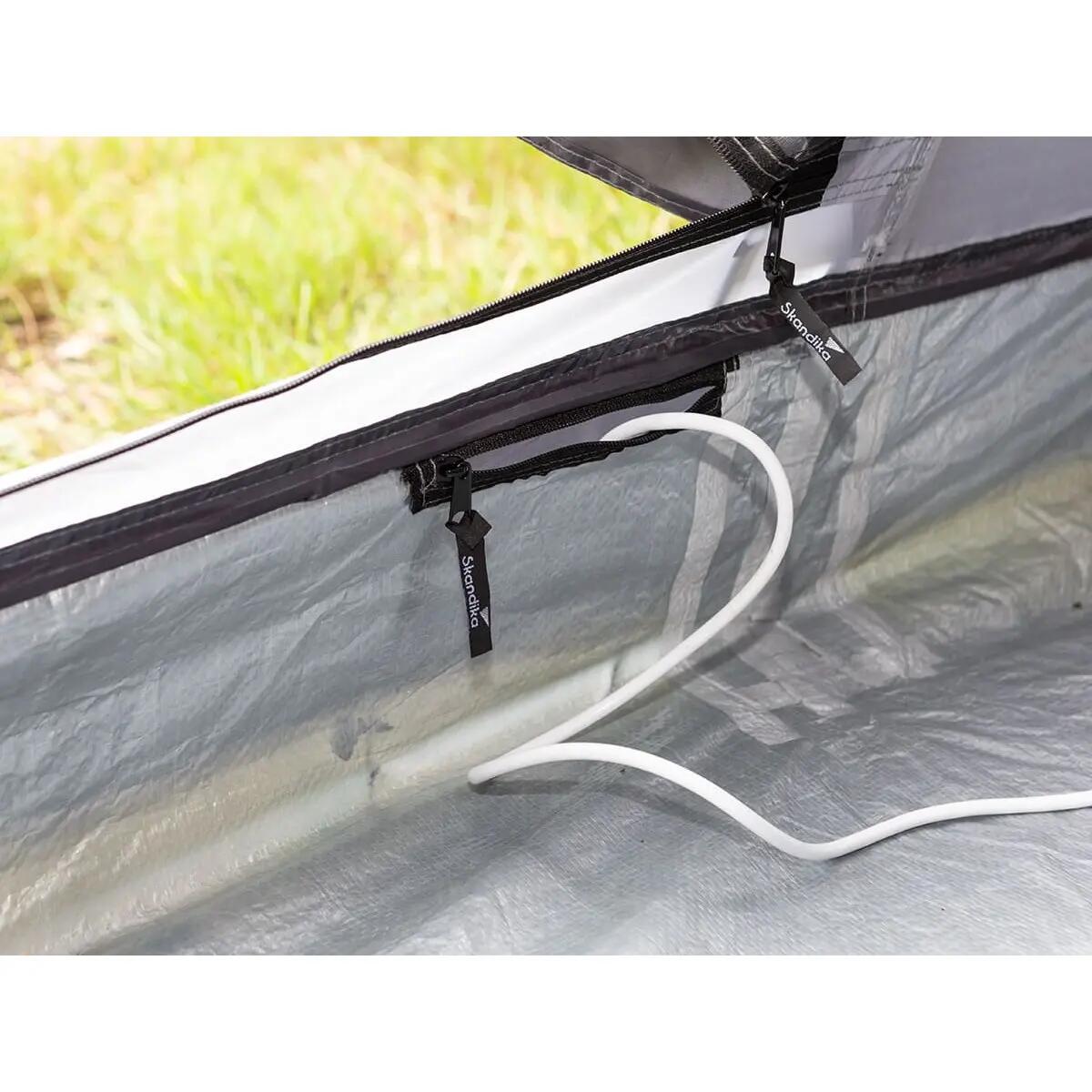 Tente tunnel Hurricane 12 Sleeper Protect - 12 places - Sol cousu, 2 cabines 12/16