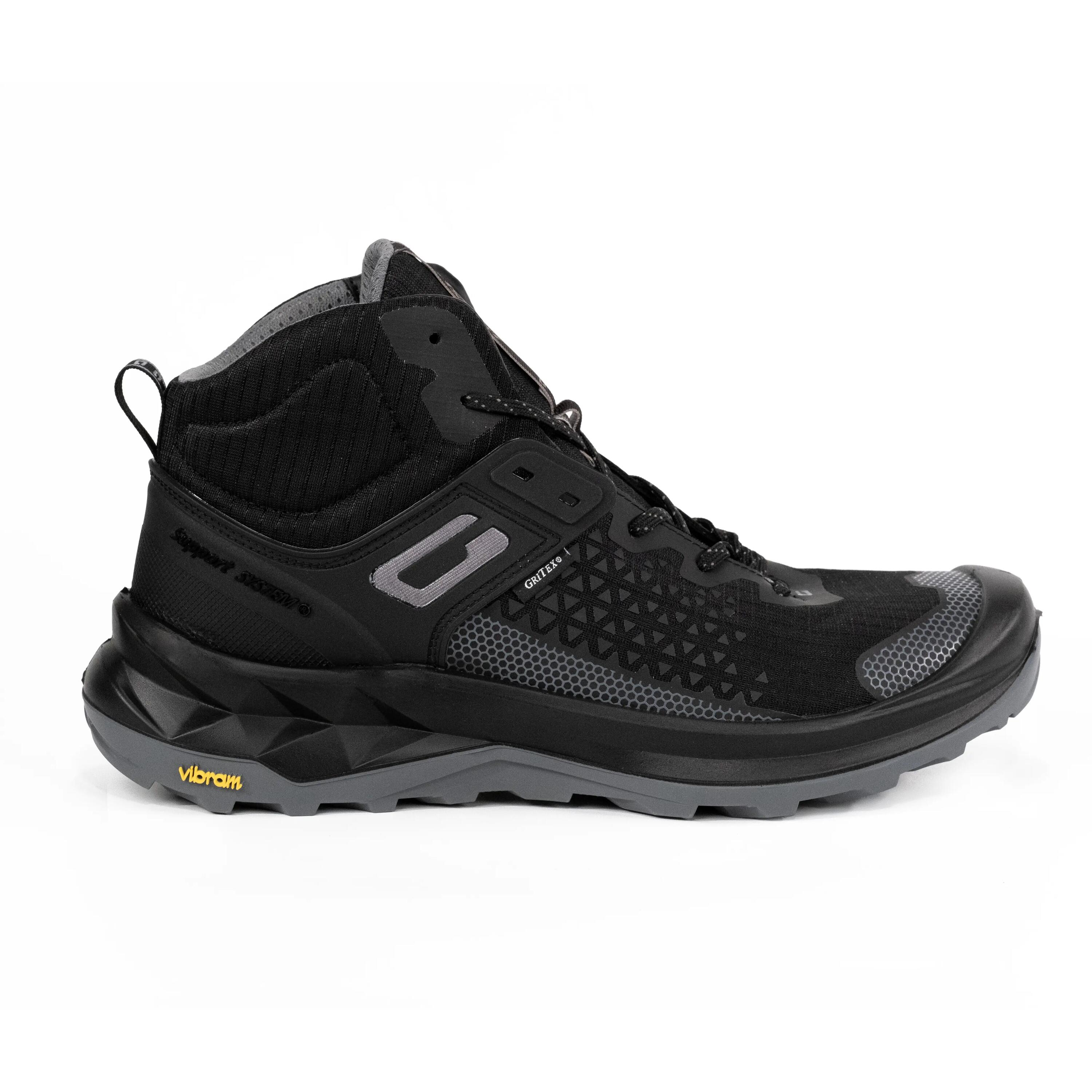 Gritex Men's Mid Ankle City Trail Shoes 15403-S35G-Black -  1