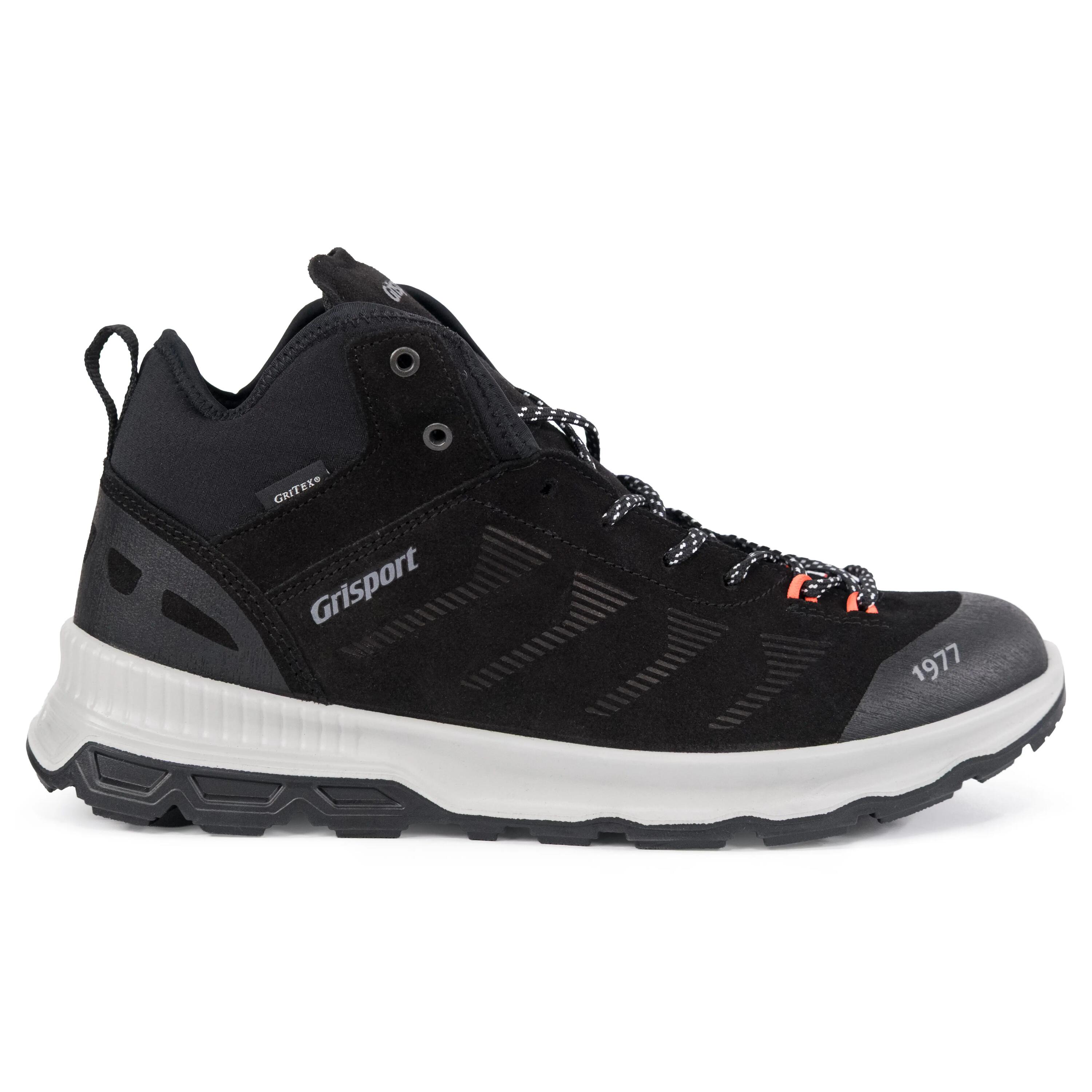 Grisports Men's Mid Ankle City Trail Shoes 14831-V9G-Black -  1