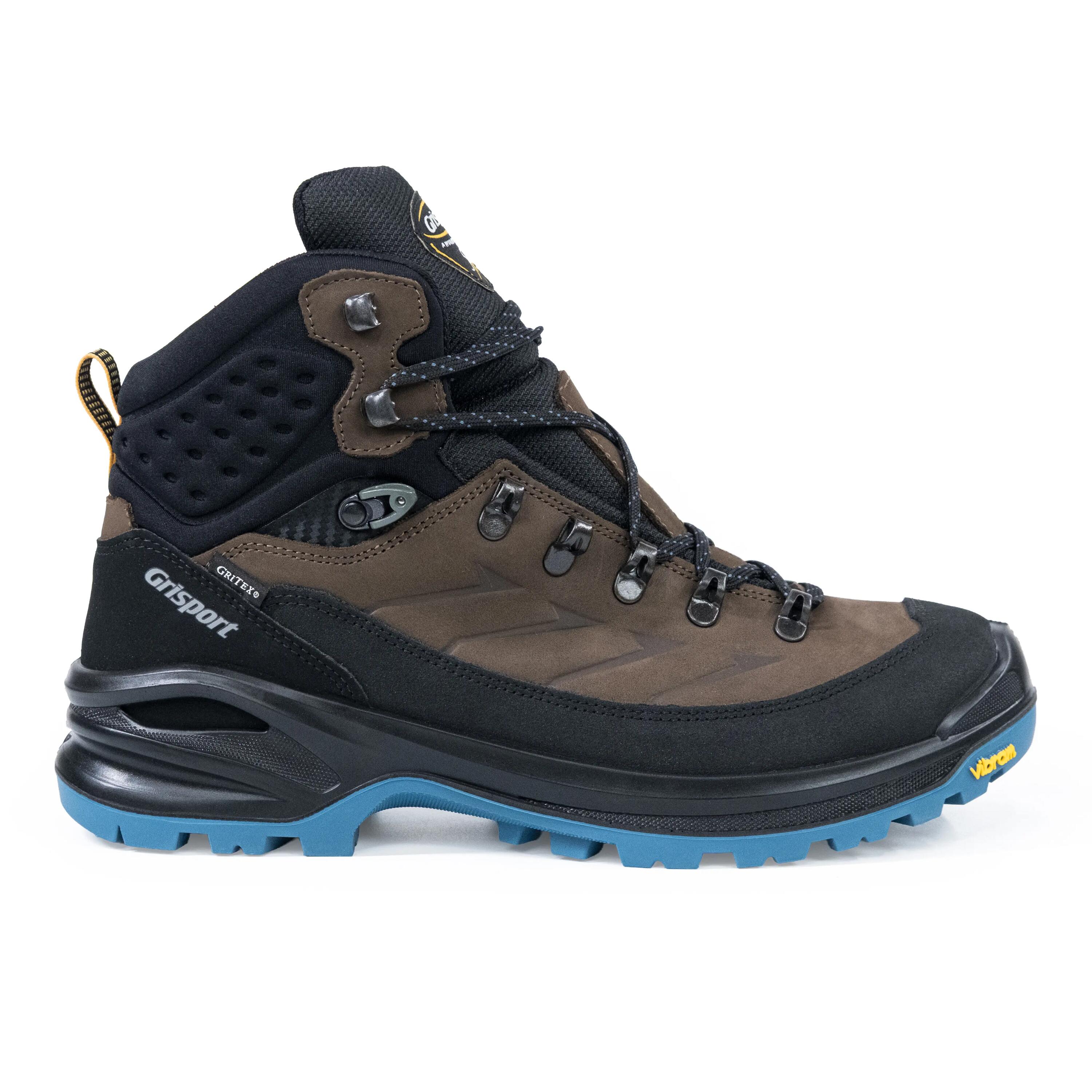 Gritex Men's Mid Ankle Hike Plus Shoes 15205-N28G-Brown -  1
