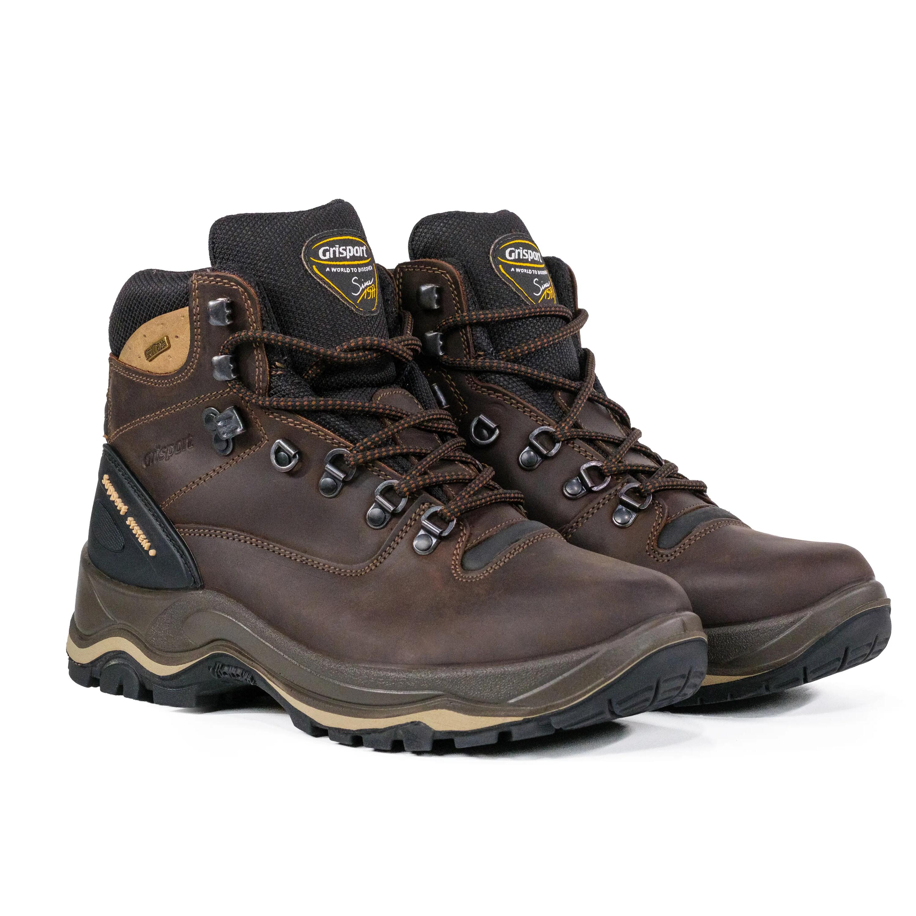 Gritex Men's Mid Ankle Trekking Shoes 11205-D15G-Brown -  1