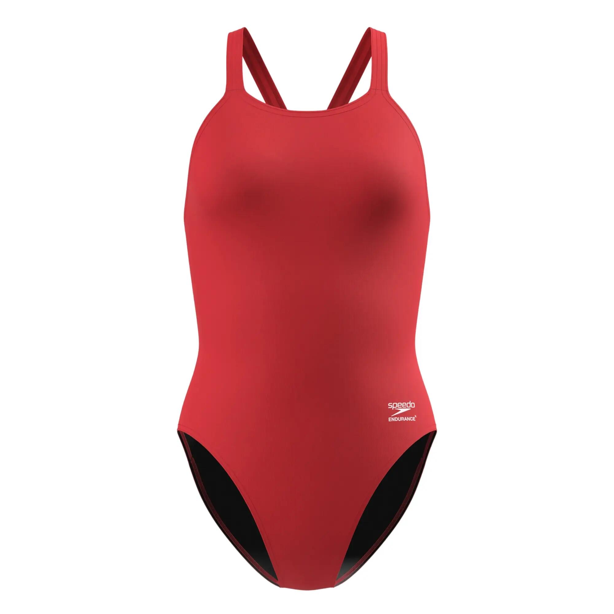 Speedo Womens/Ladies Endurancex Leaderback Spaghetti Strap One Piece Swimsuit