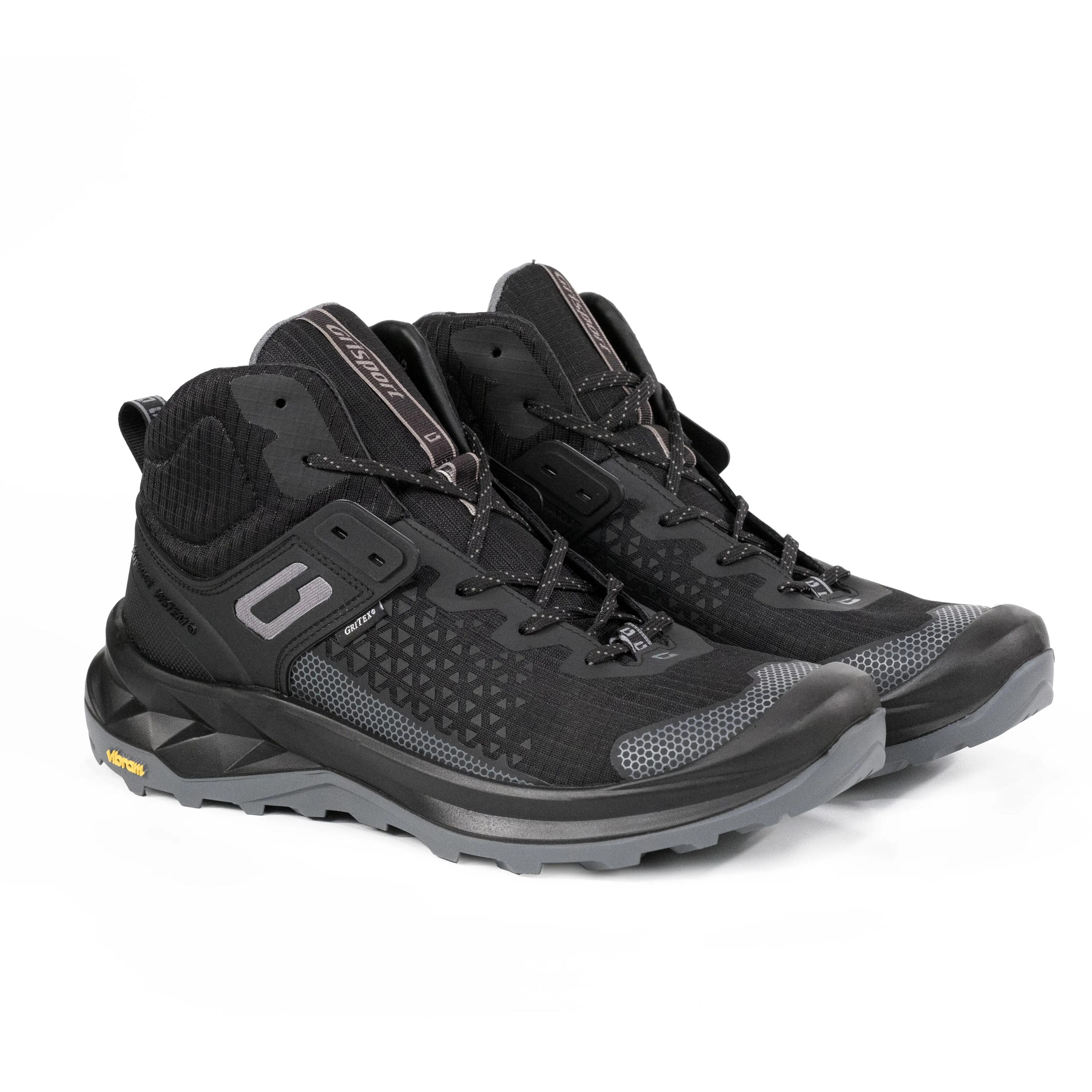 Gritex Men's Mid Ankle City Trail Shoes 15403-S35G-Black -  5