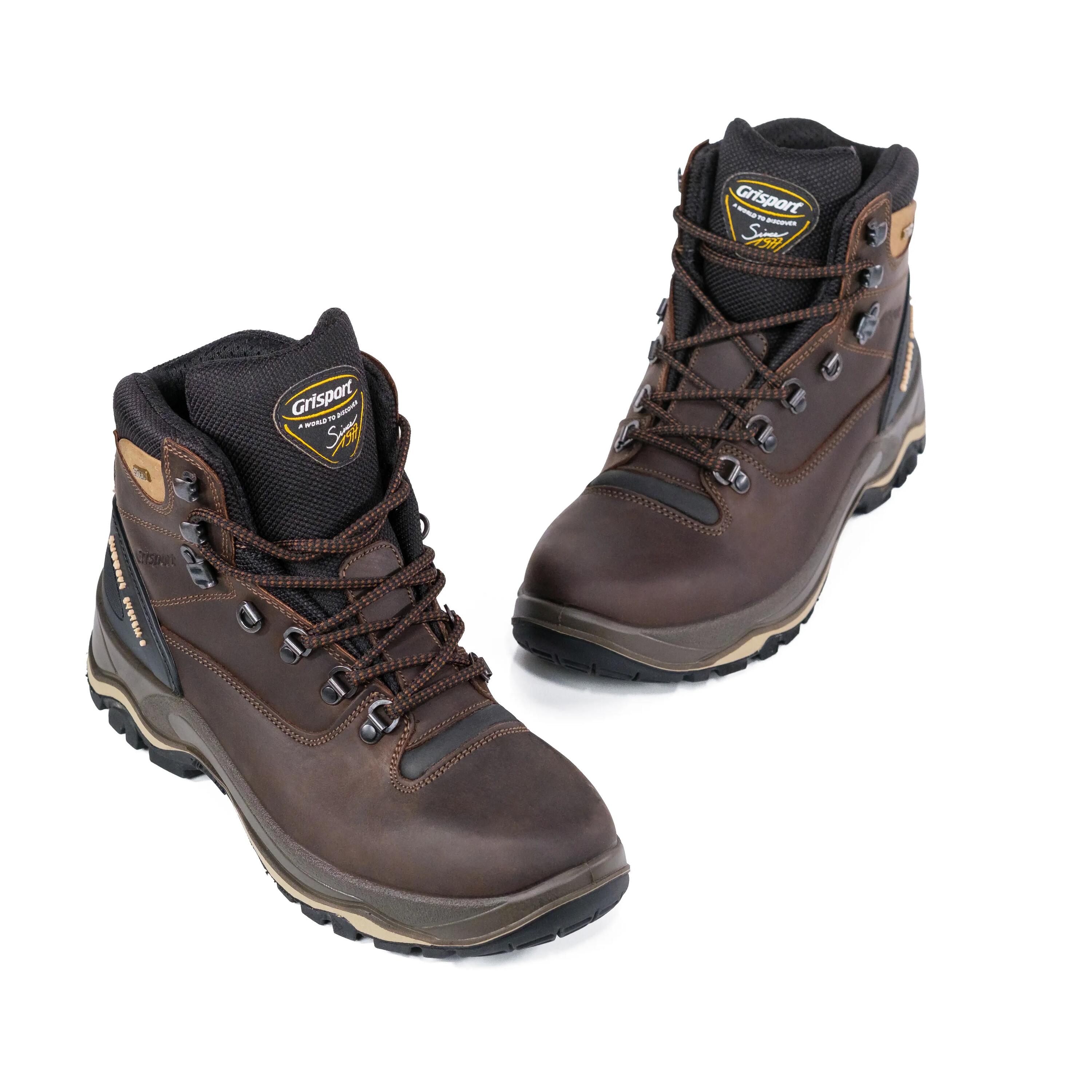 Gritex Men's Mid Ankle Trekking Shoes 11205-D15G-Brown -  4
