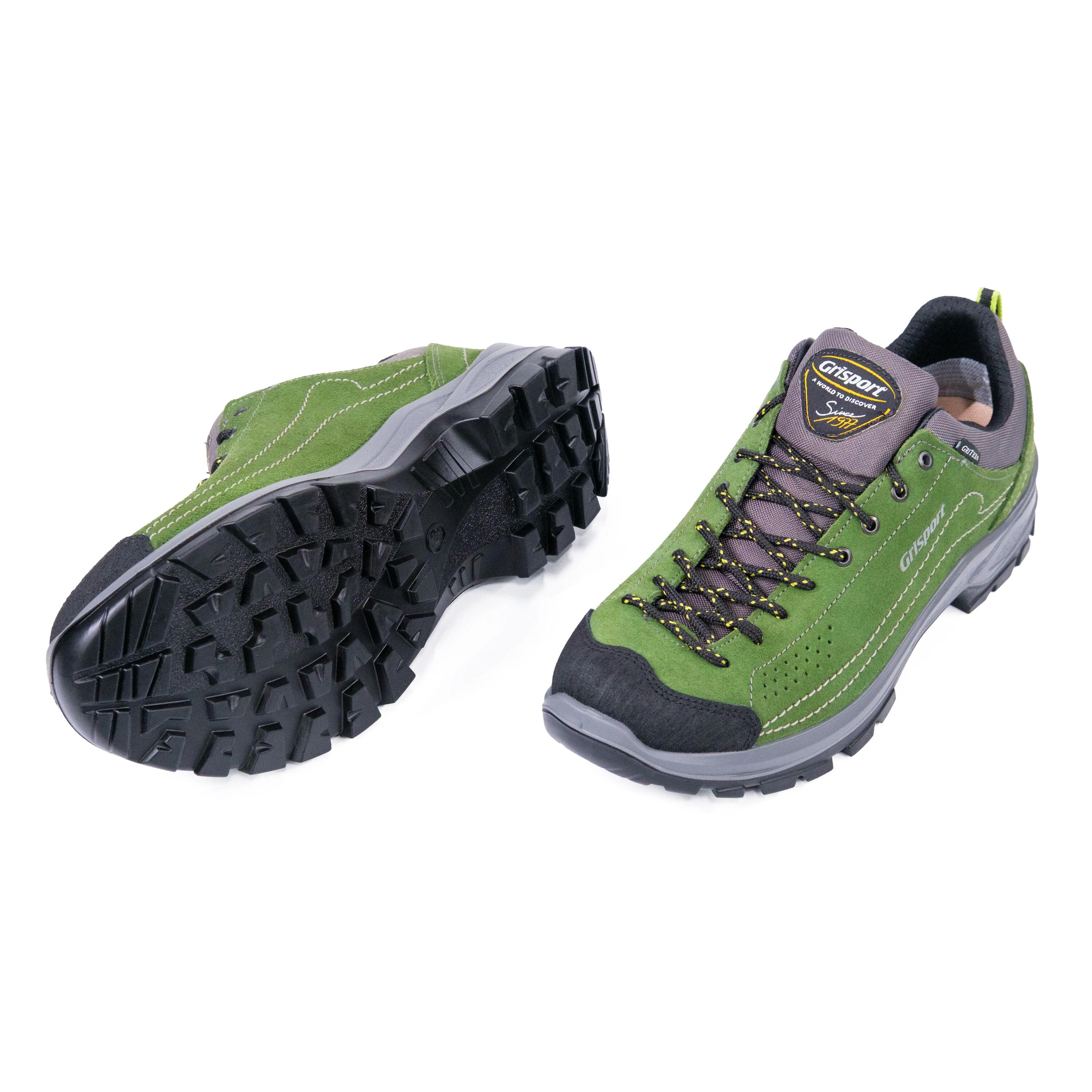 Gritex Men's Low Ankle Hiking Shoes 14527-S14G-Green -  3