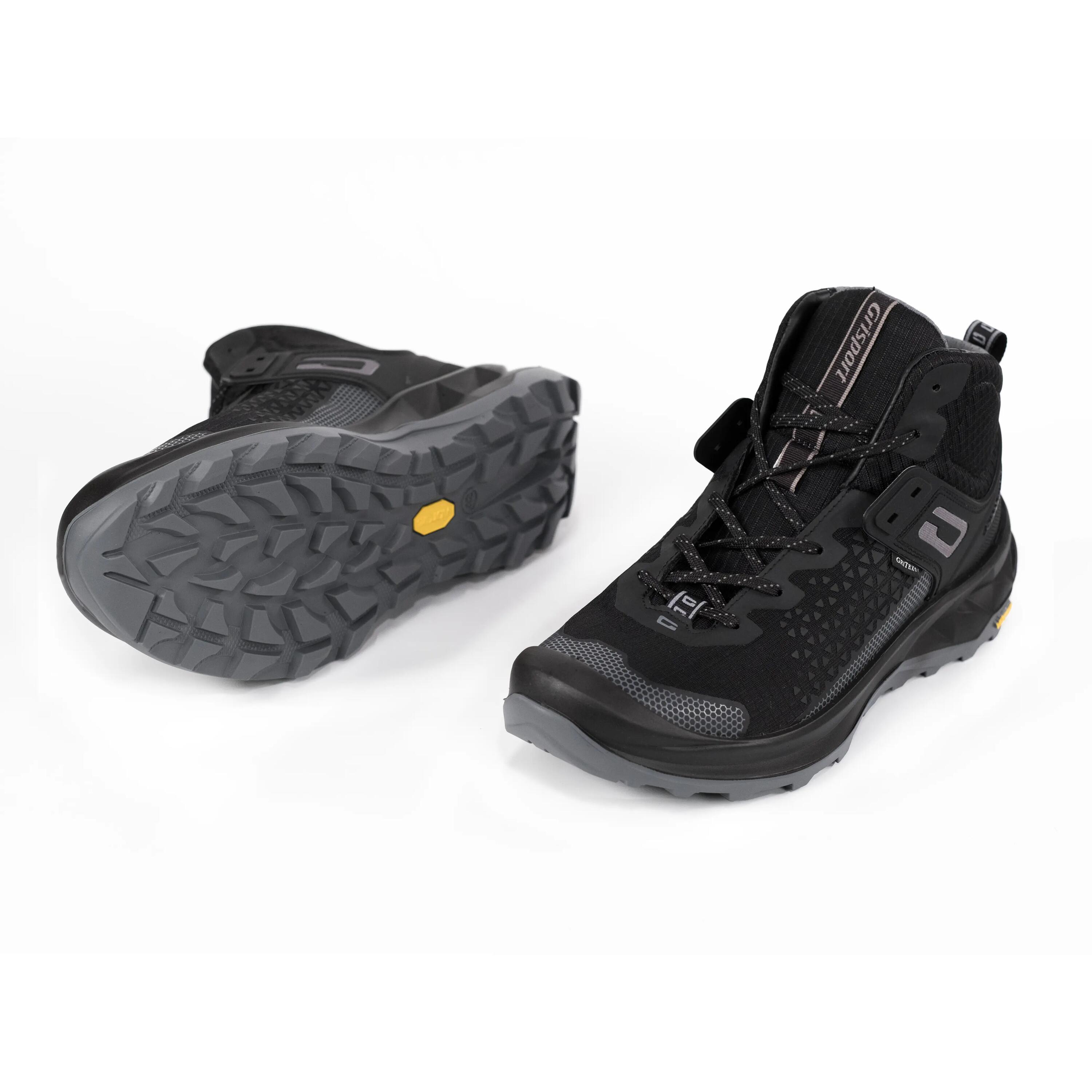Gritex Men's Mid Ankle City Trail Shoes 15403-S35G-Black -  3