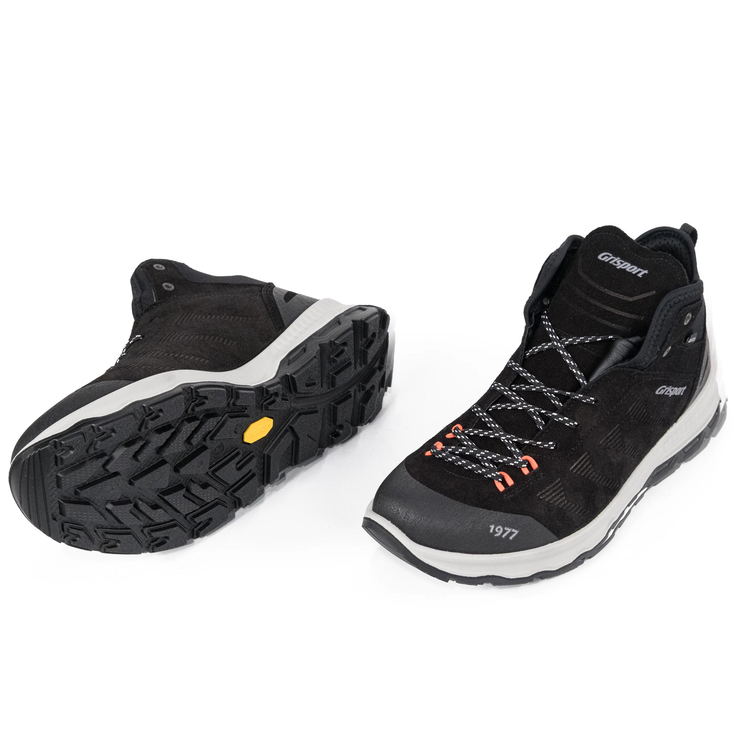 Grisports Men's Mid Ankle City Trail Shoes 14831-V9G-Black -  3