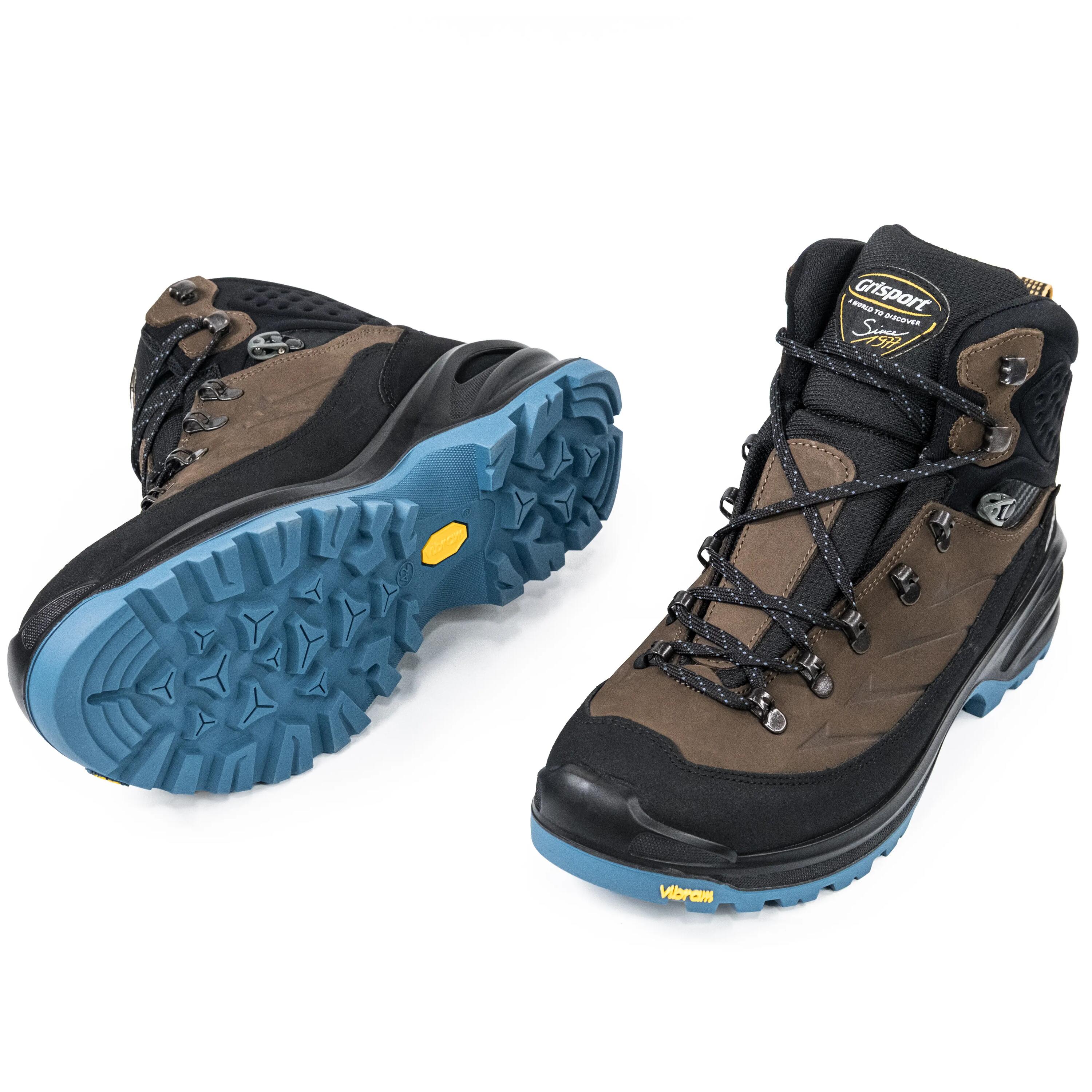 Gritex Men's Mid Ankle Hike Plus Shoes 15205-N28G-Brown -  3